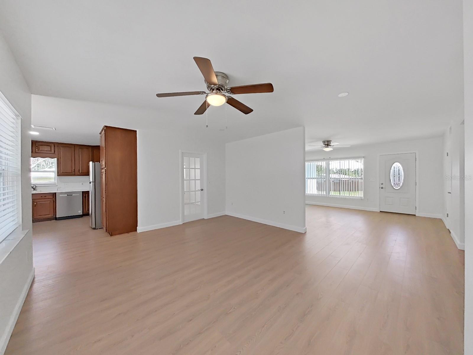 Dining room and view of the living room