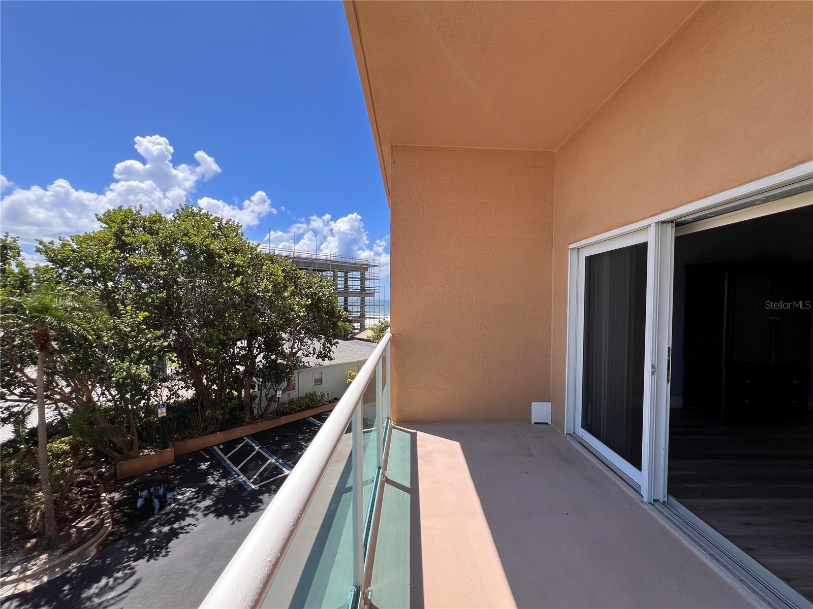 Balcony with partial Gulf views