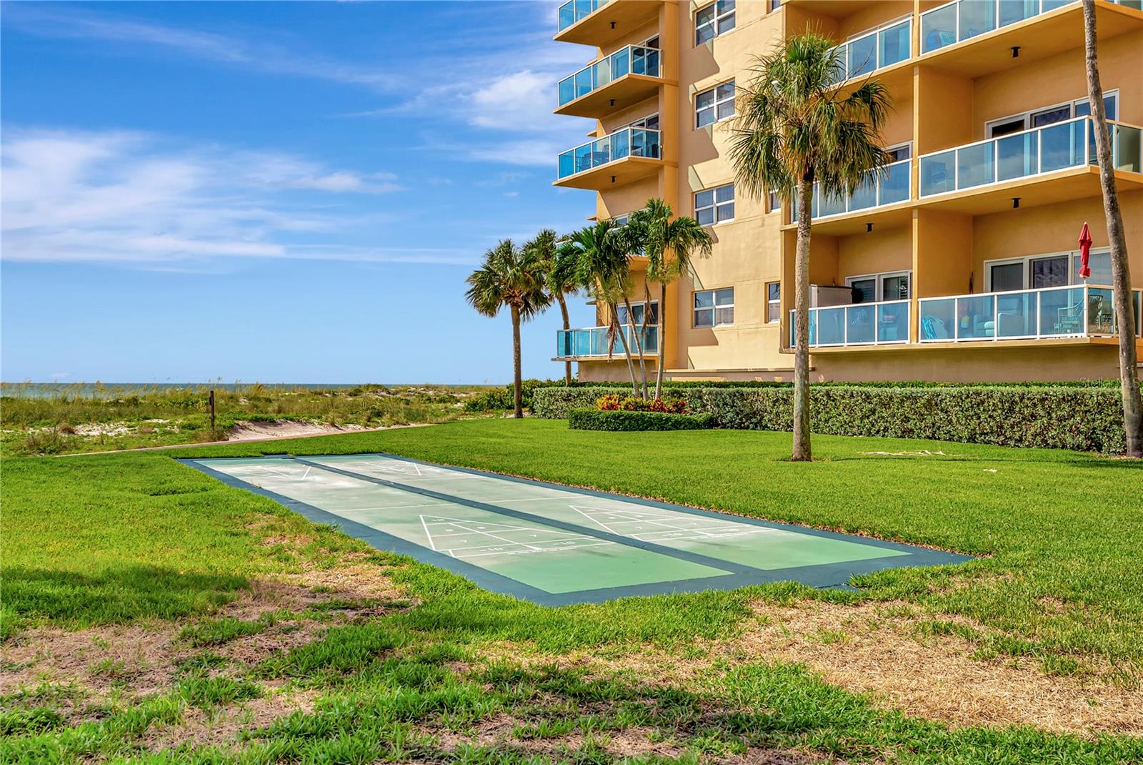 Shuffleboard with Ocean views