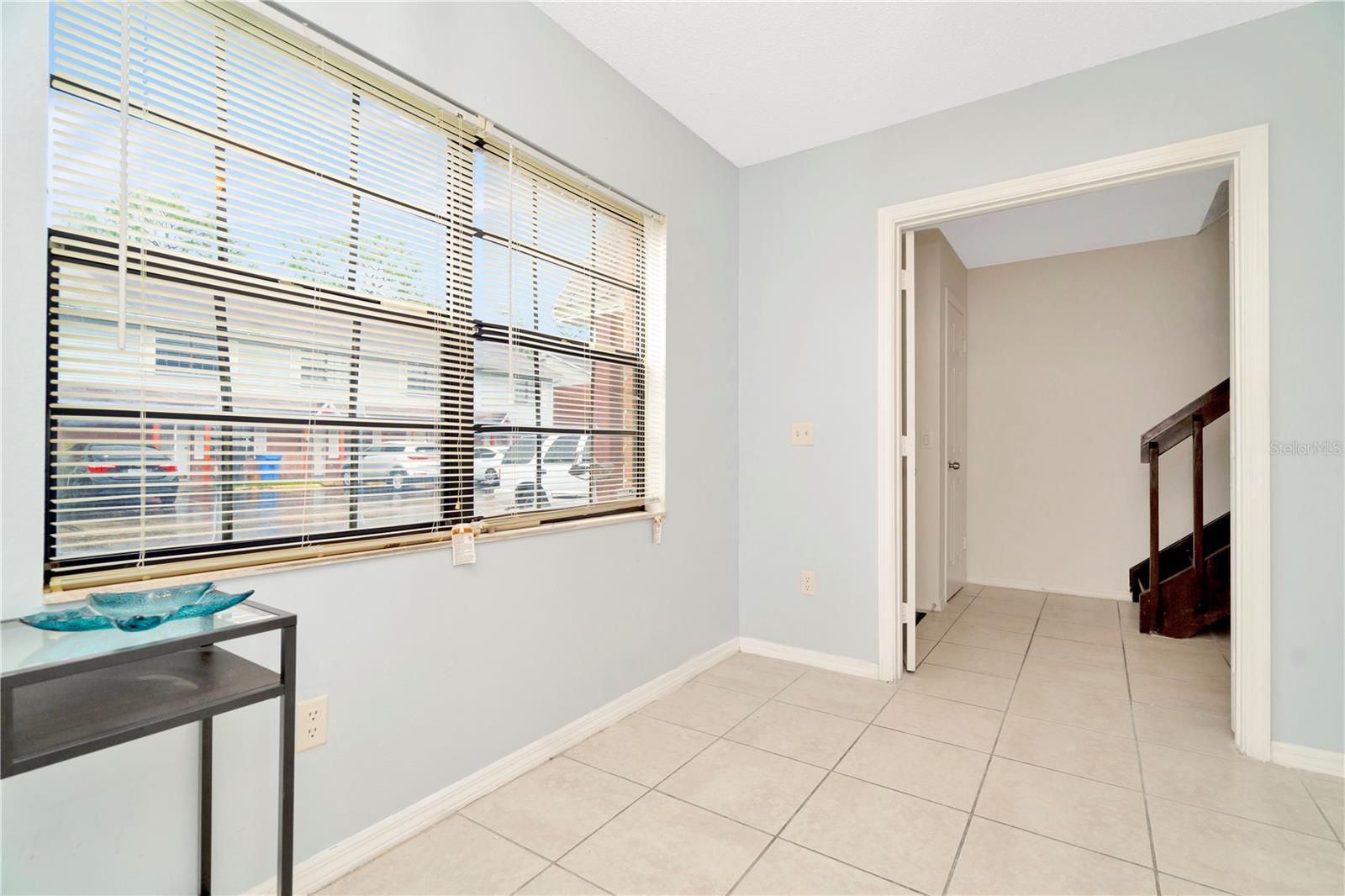 Flex space with closet can be used as a bedroom