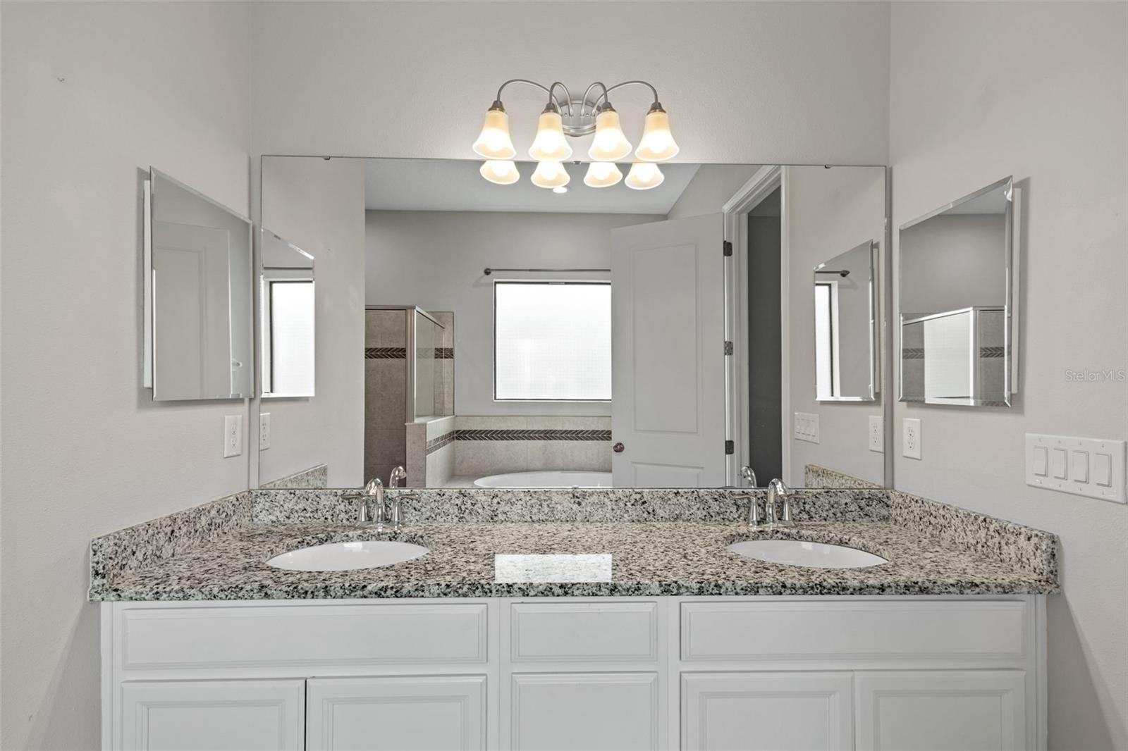 Master Bathroom & Double Vanity