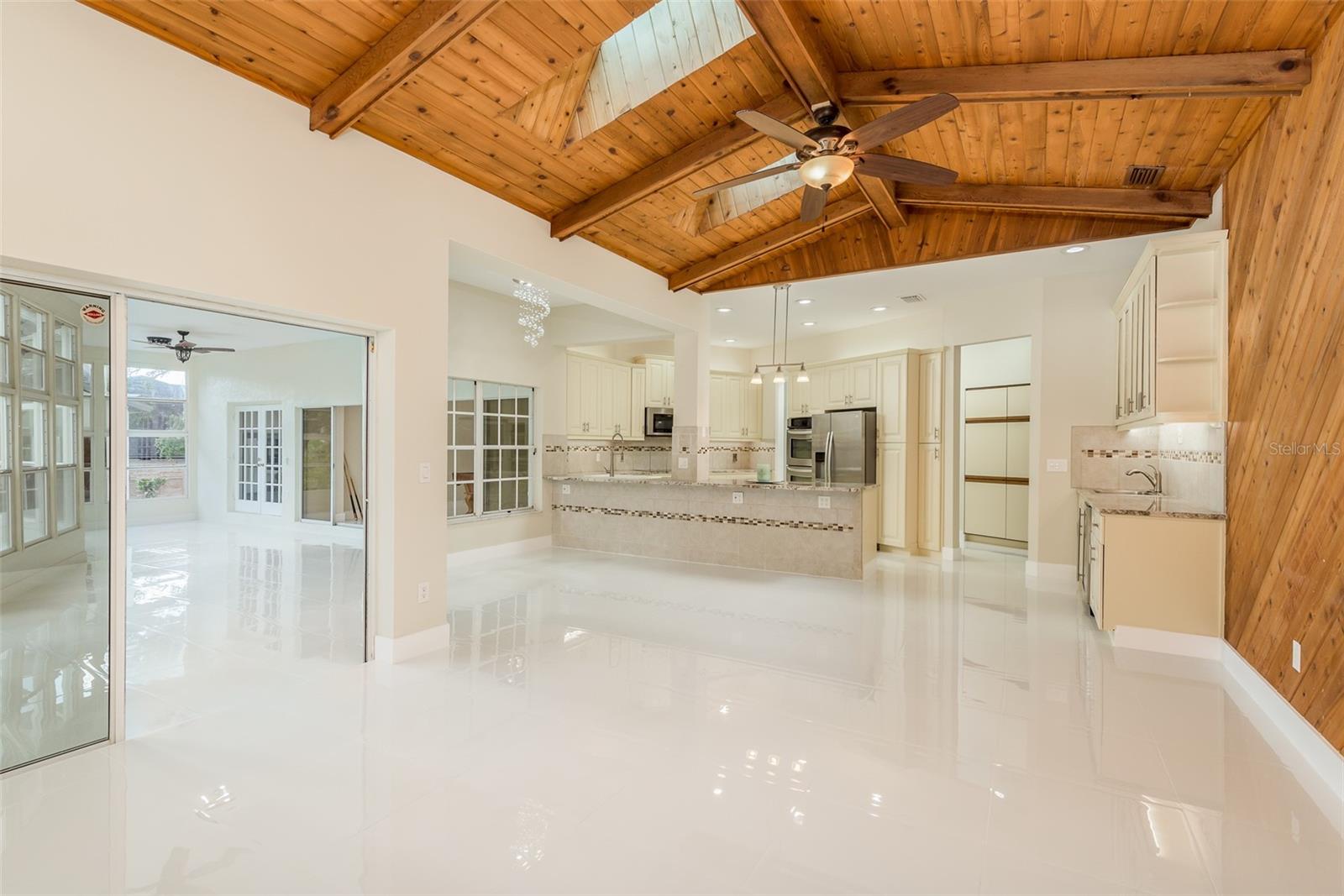 Family Room with Fire place