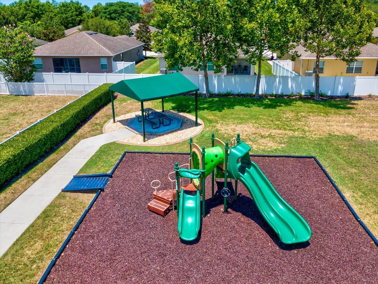 Community playground across the street