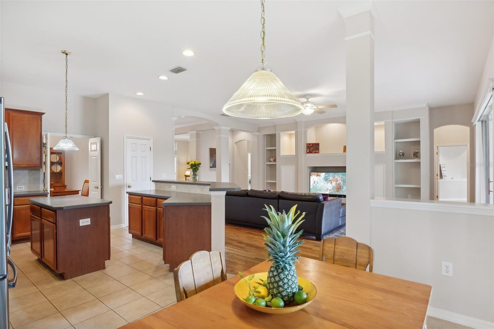 Breakfast nook and kitchen