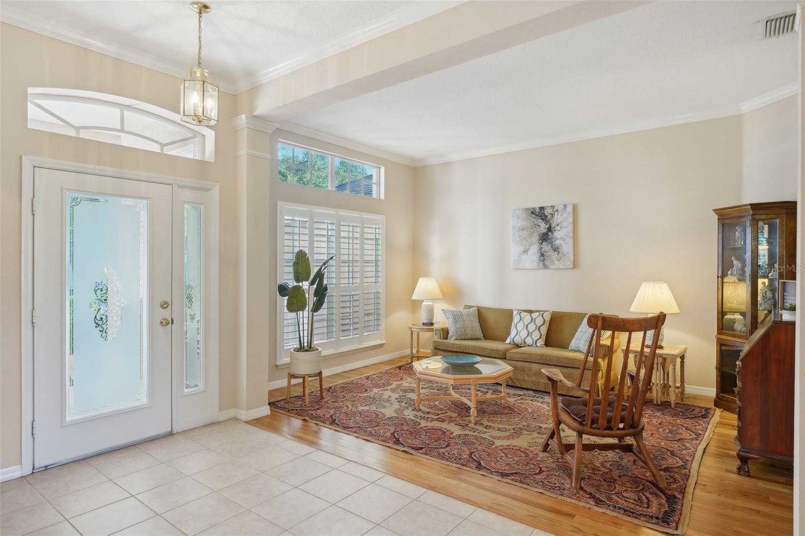 Living Room and Front Door