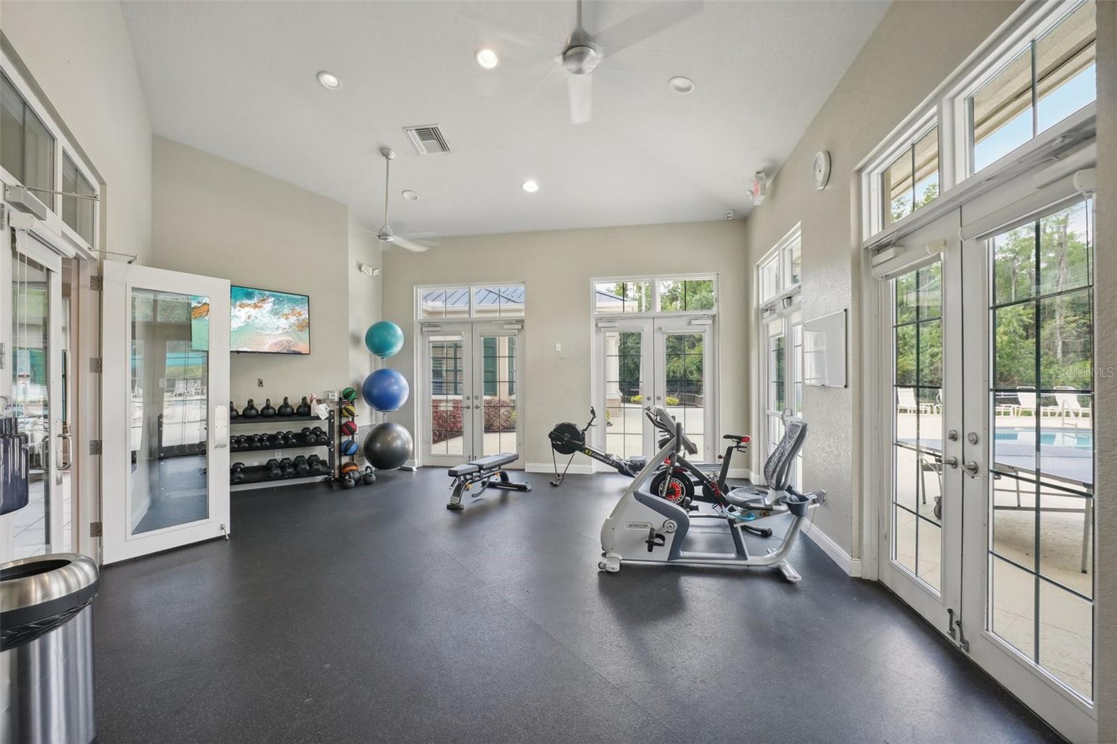 Clubhouse exercise room