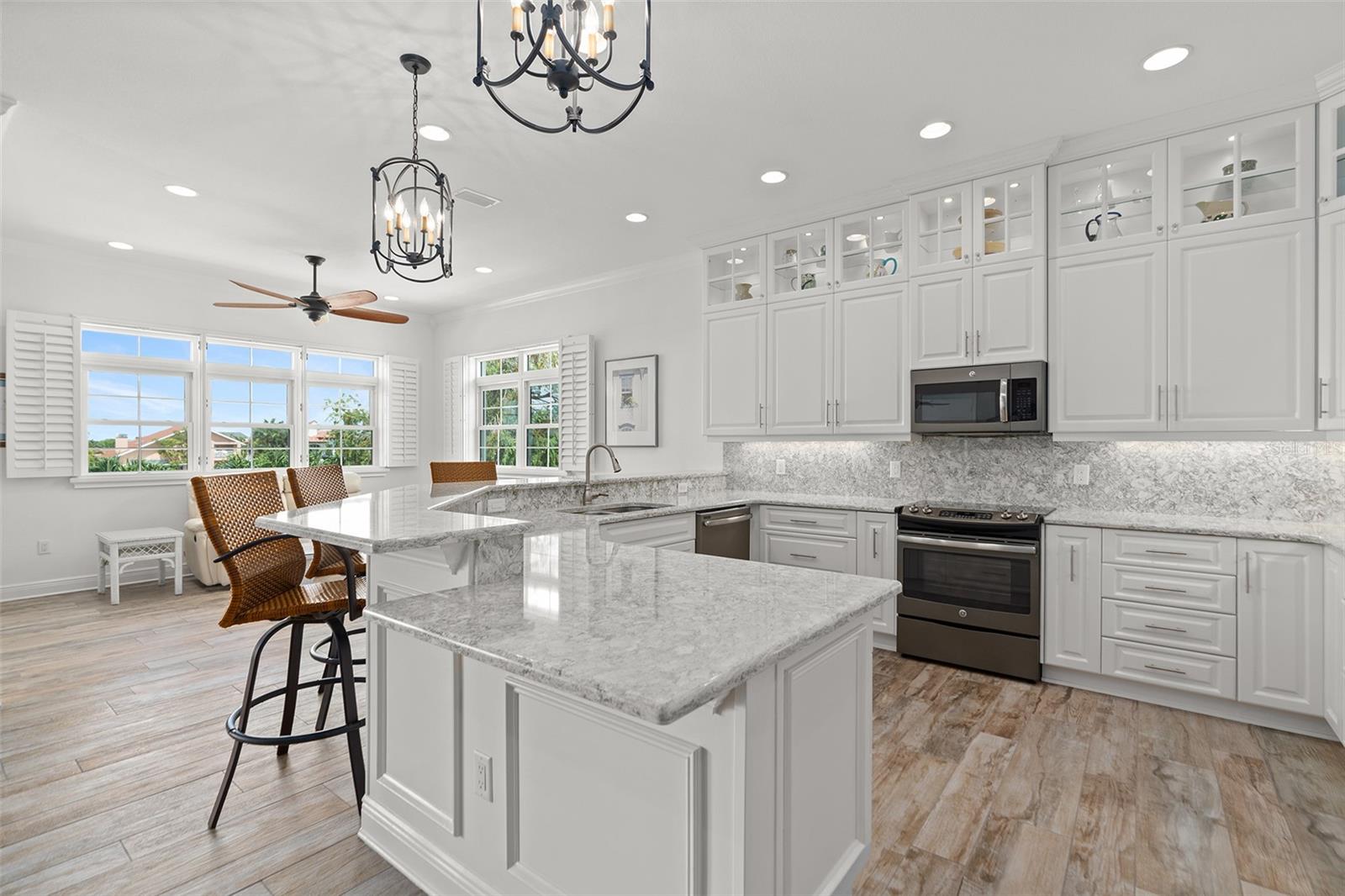 Spacious kitchen with lots of storage