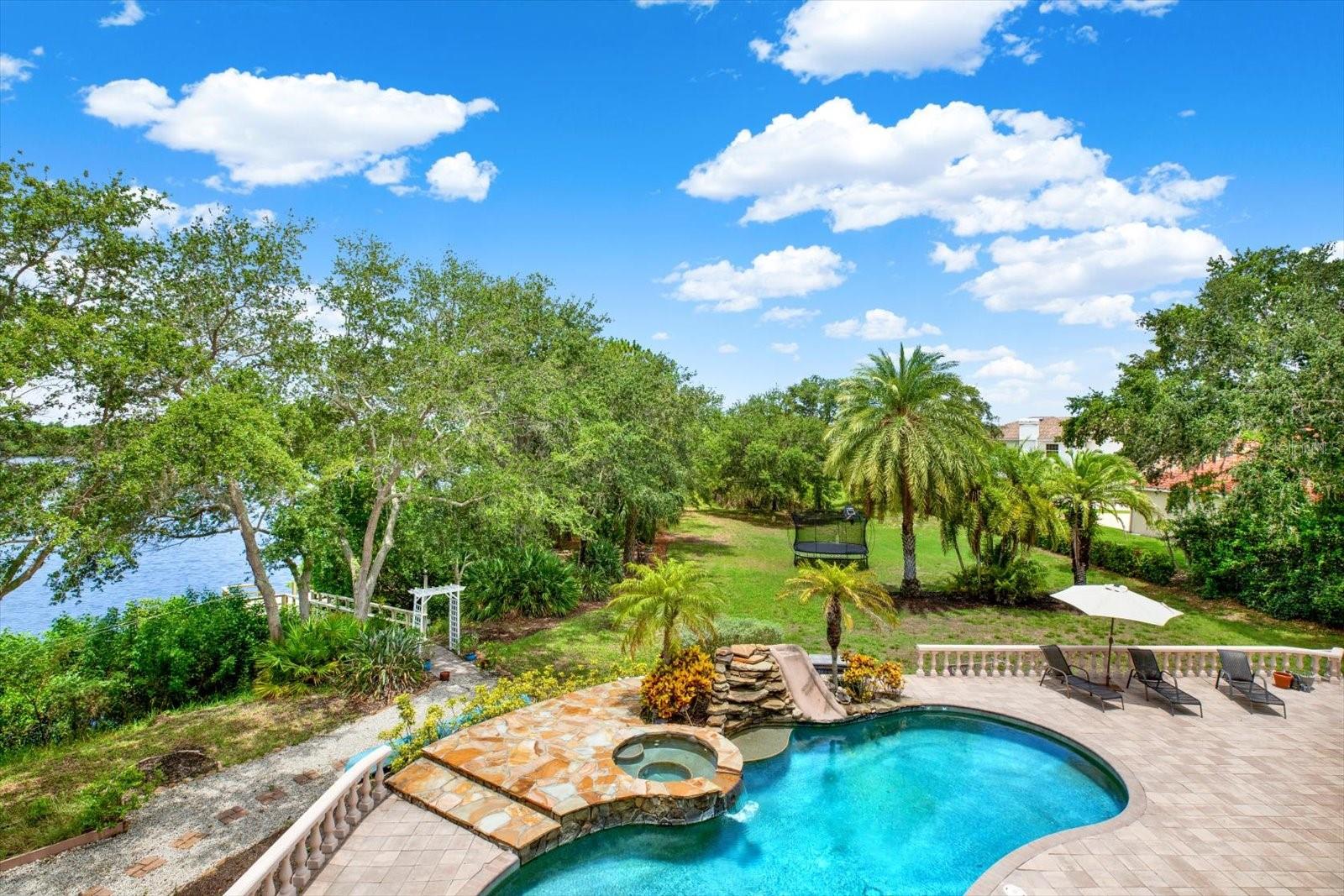 Backyard Views from Master Balcony