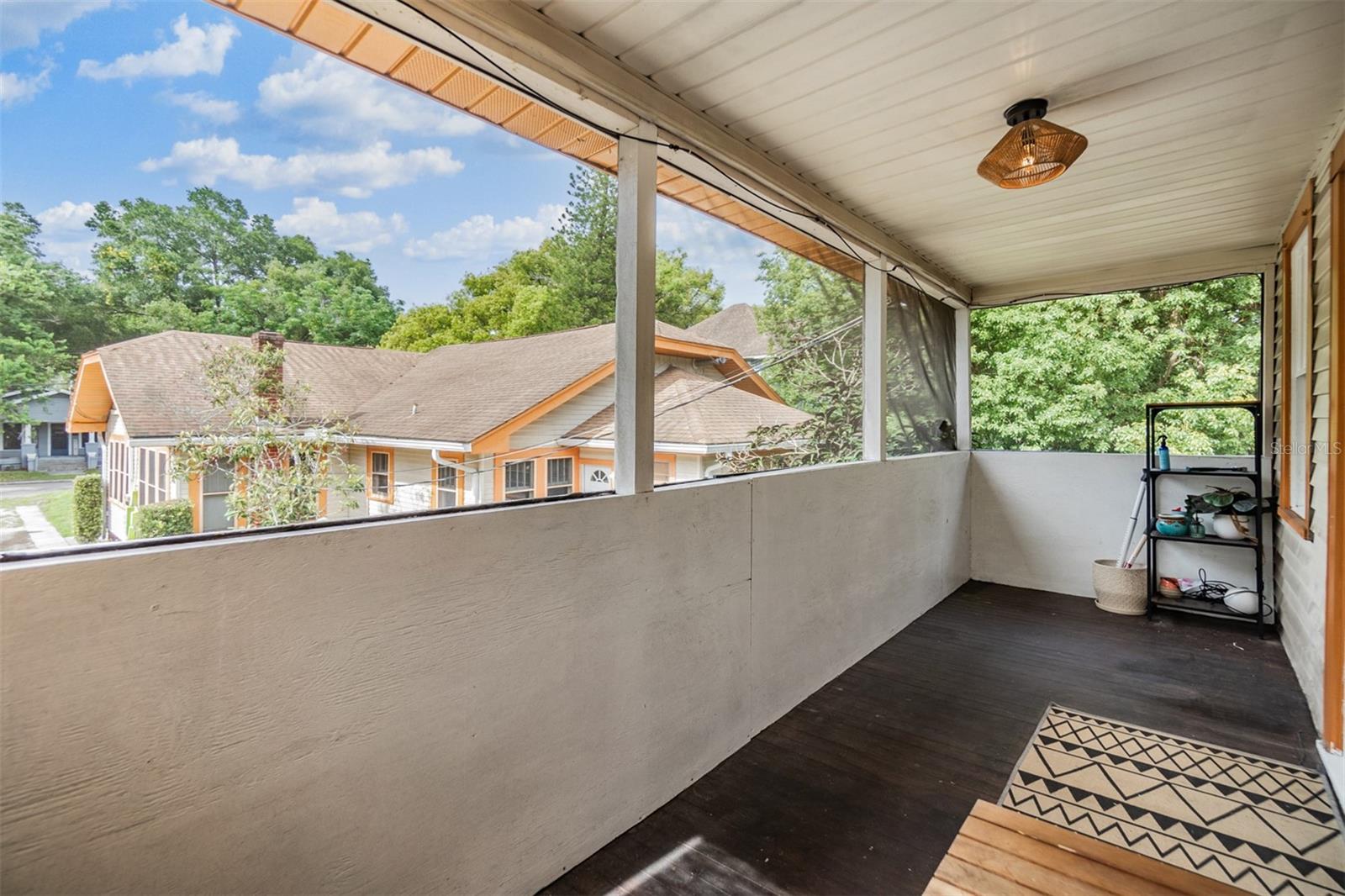 Upstairs Apartment screened in patio