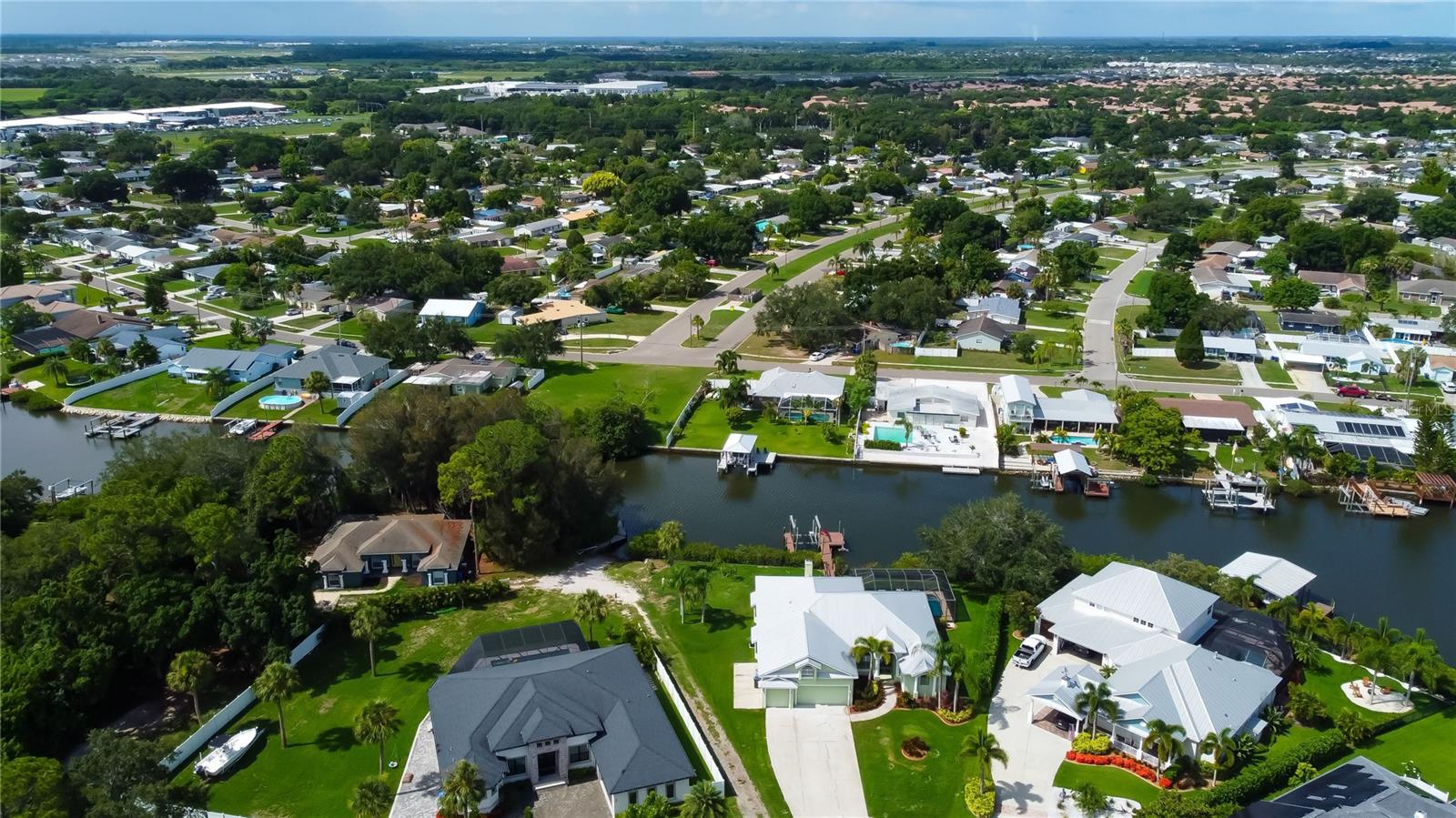 Your home is the one in the one middle with the longer driveway.