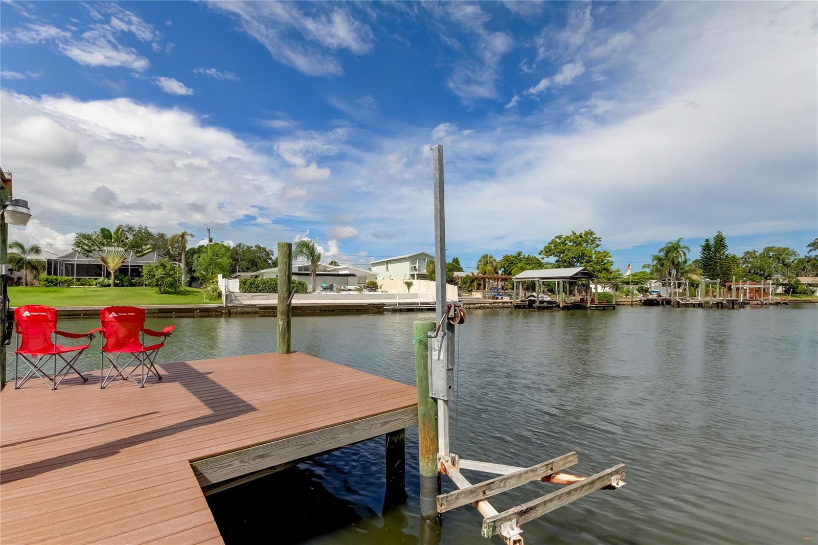 Imagine having your morning coffee on your own dock!