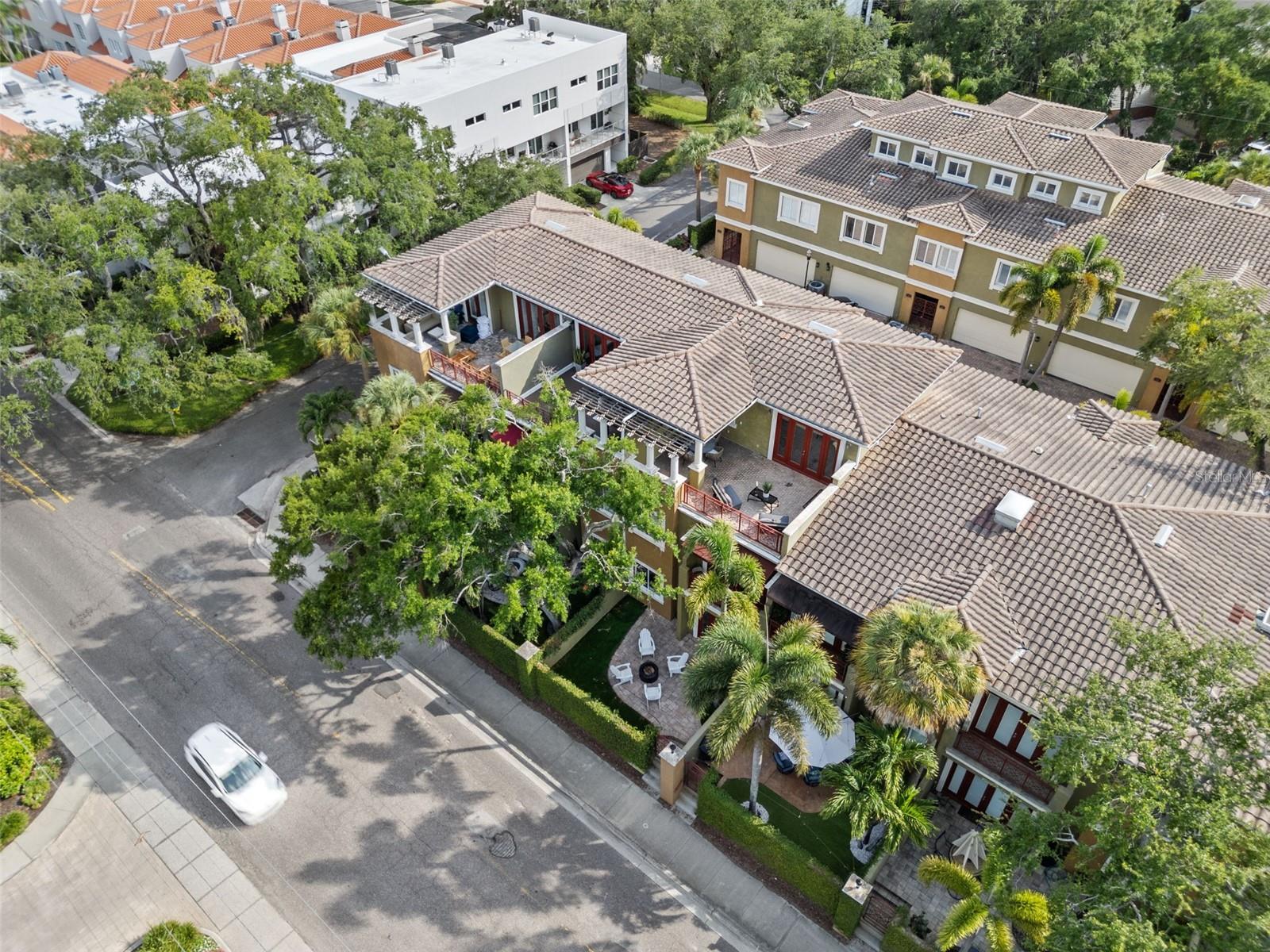 View from above of Patio