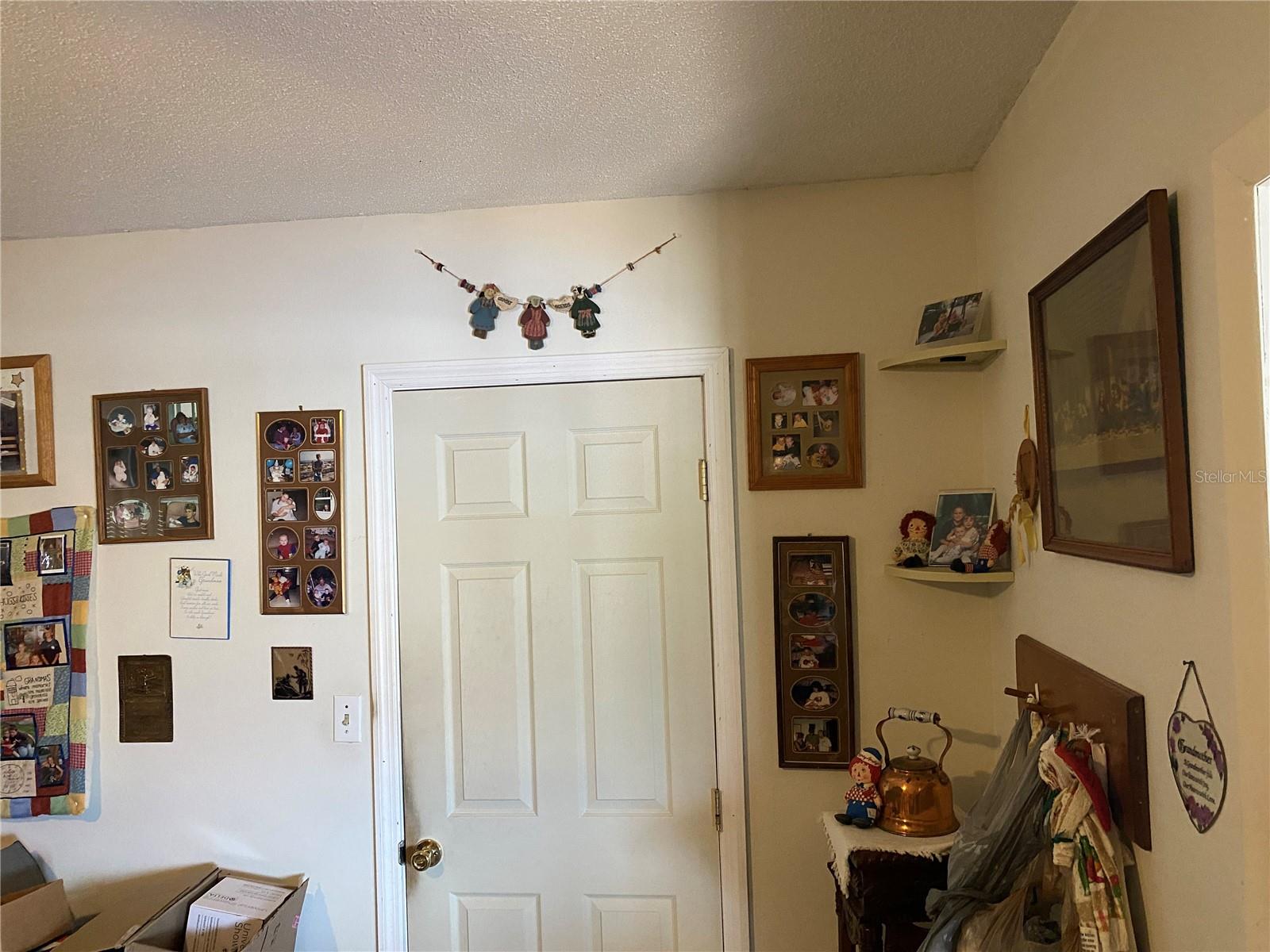 inside dining room to garage