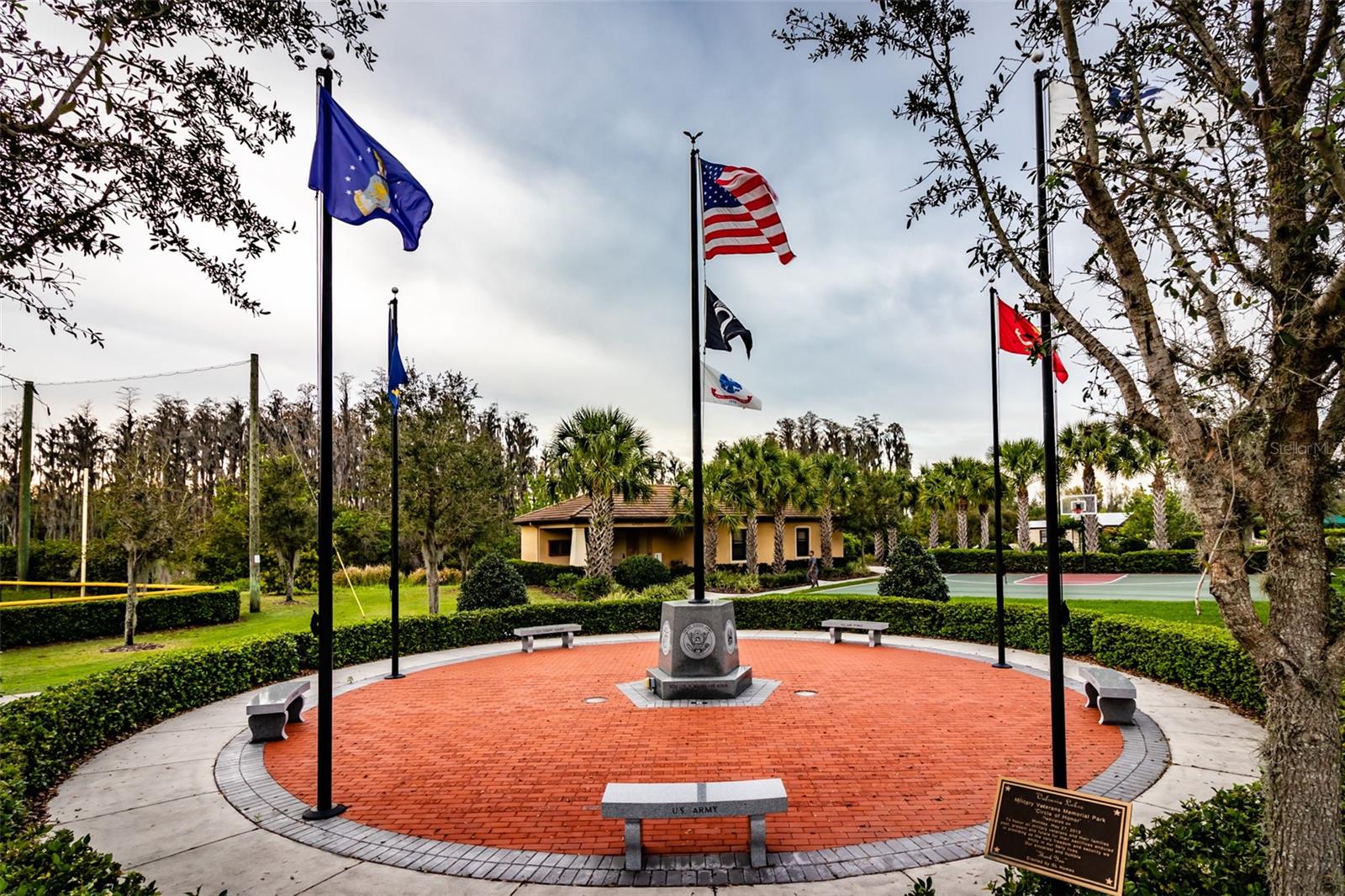 Circle of Honor recognizing all Military Branches