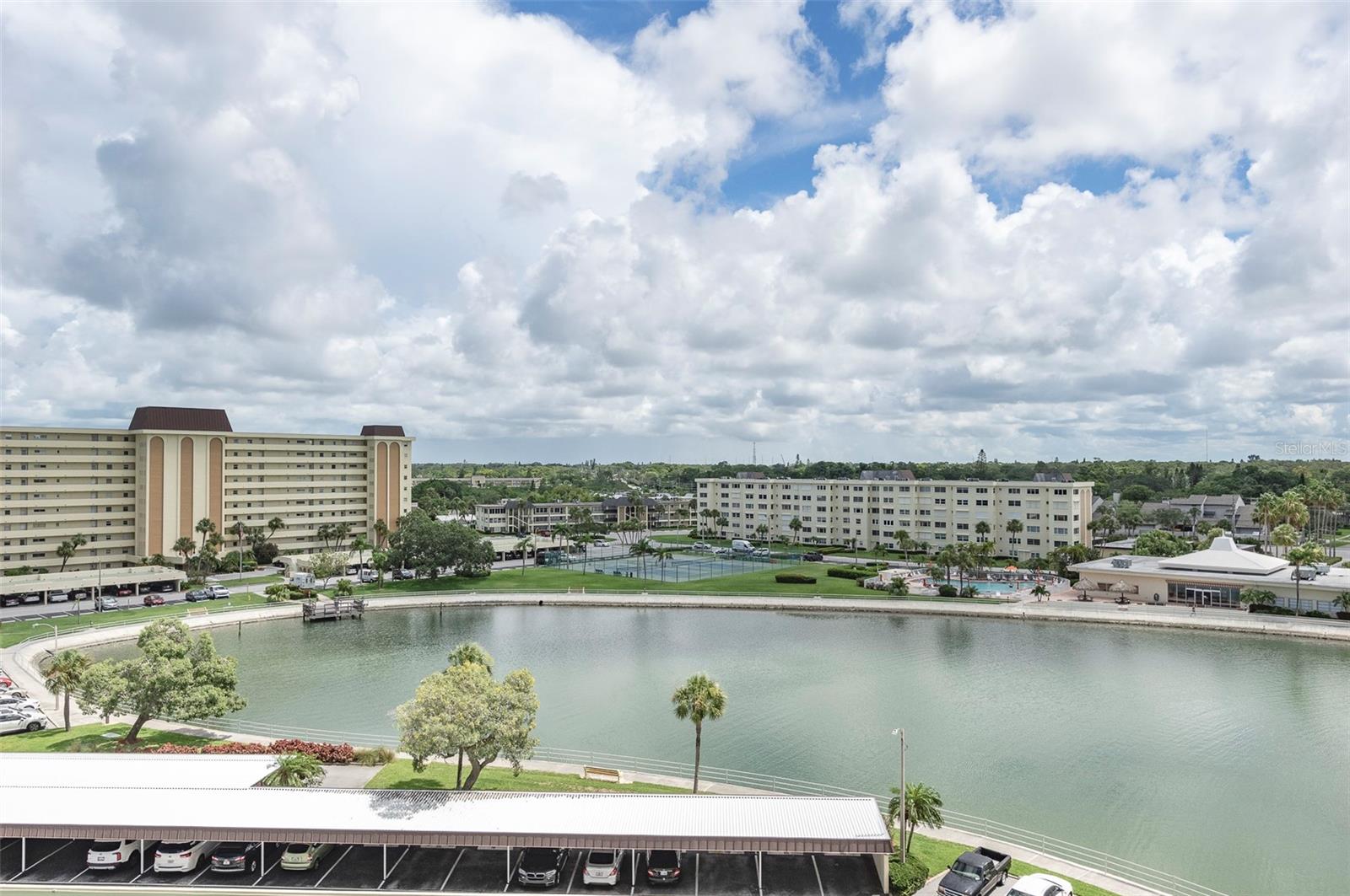 View over Community and Lagoon