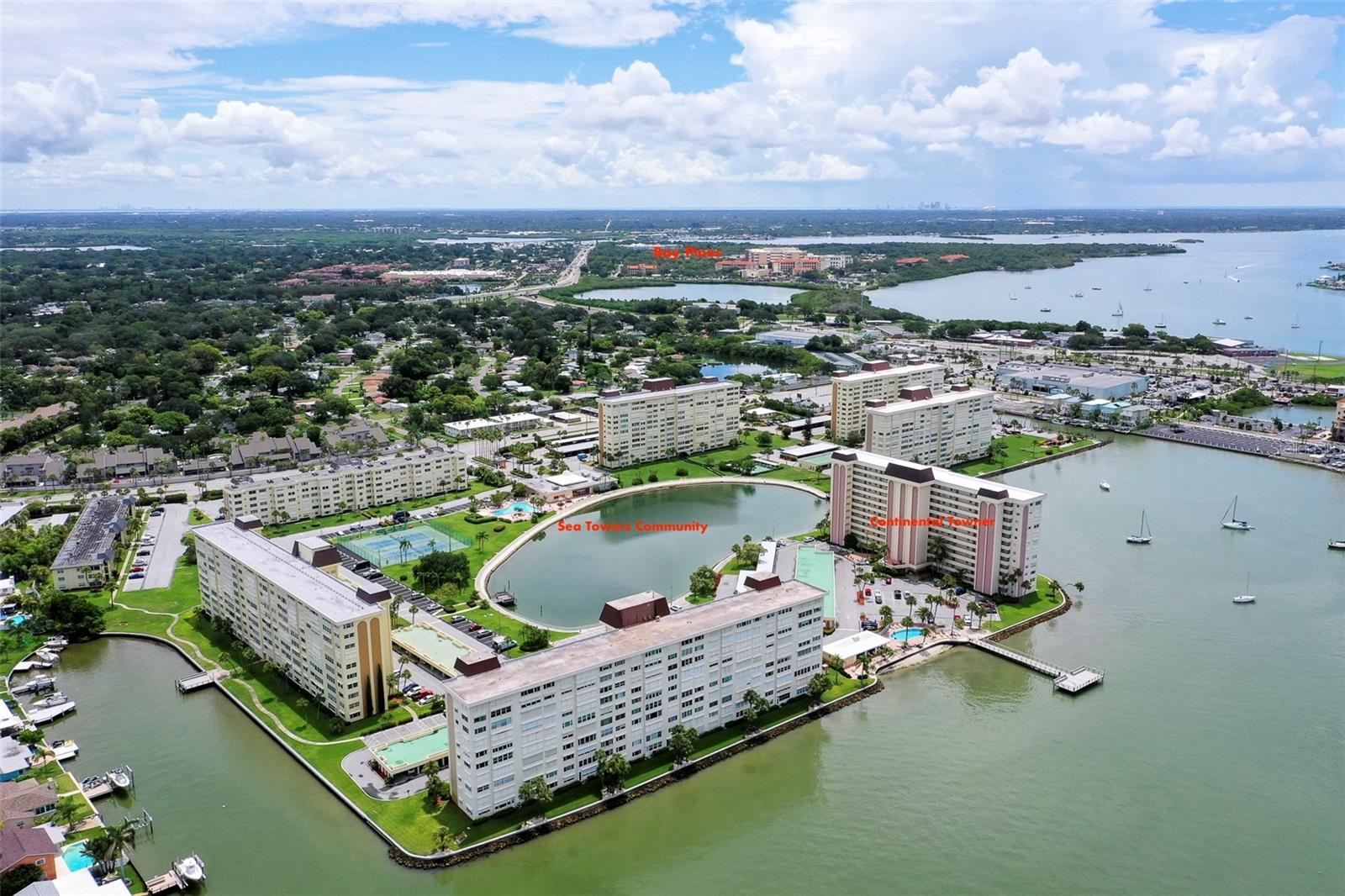 Sea Tower Community  View Looking South Ease  Bay Pines