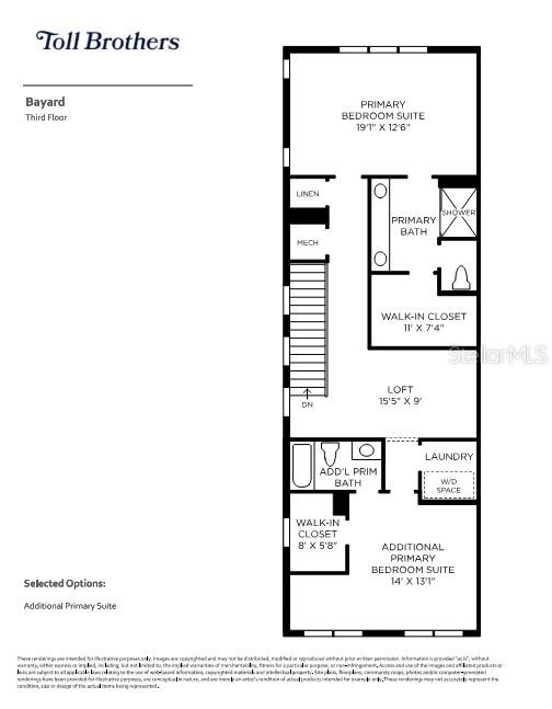 Floorplan of Bayard