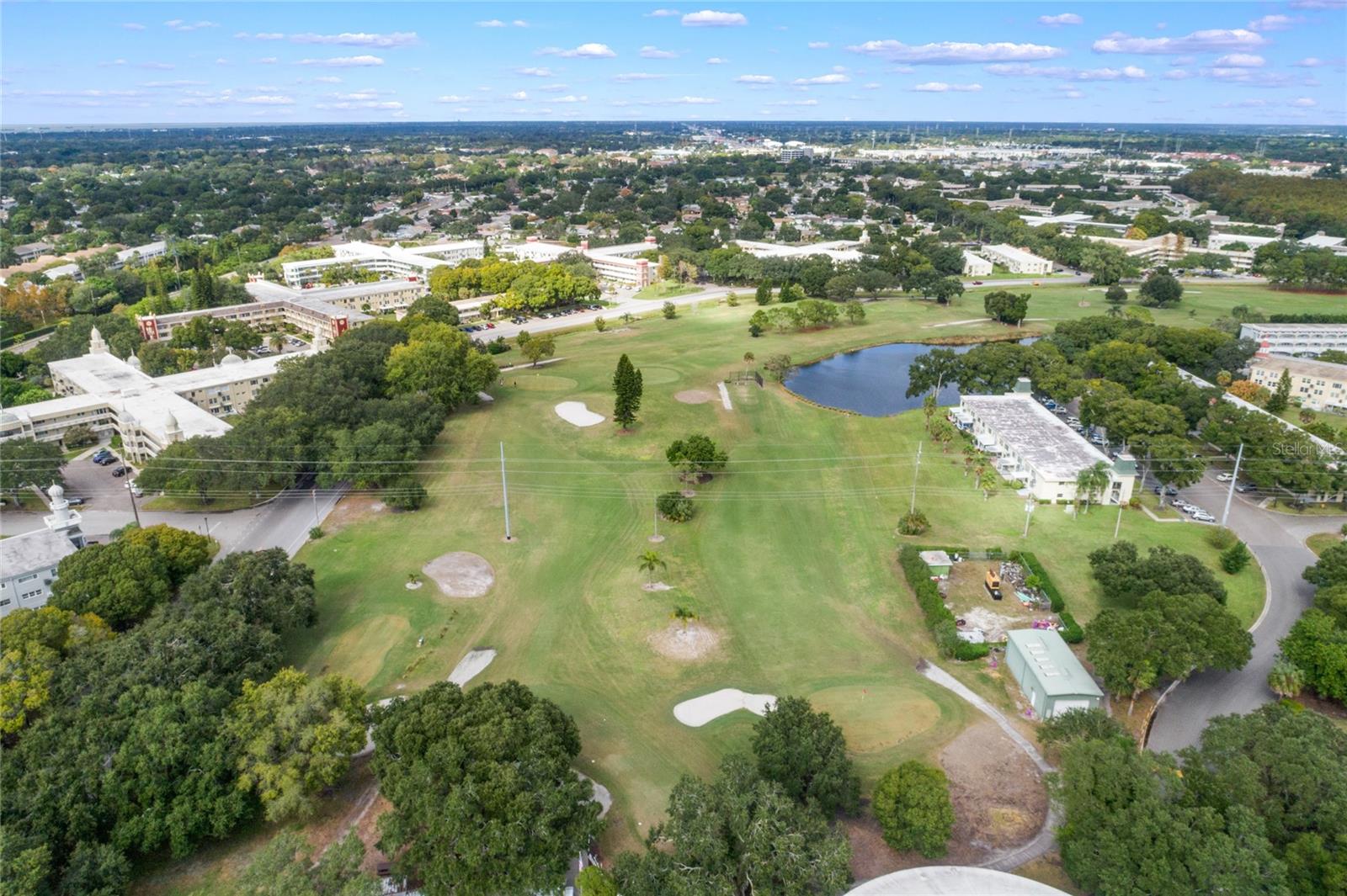 One of 2 golf courses.