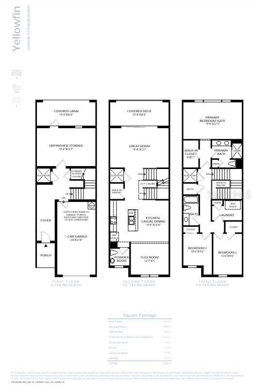 Rendering of Yellowfin floorplan