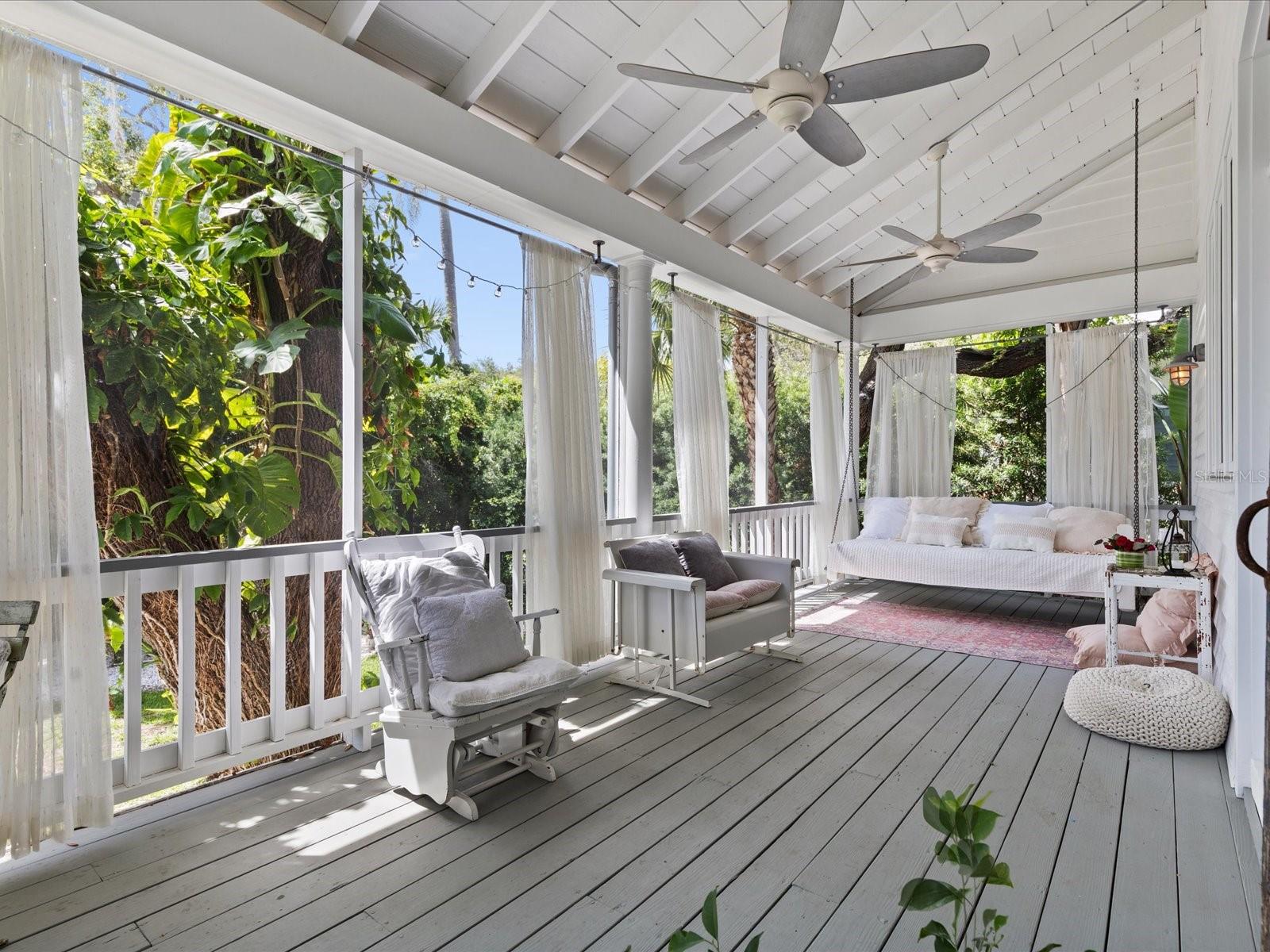 dreamy wraparound porch