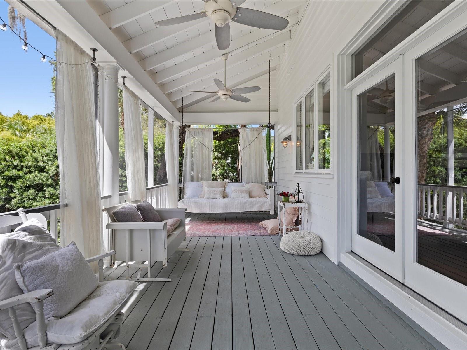 dreamy wraparound porch