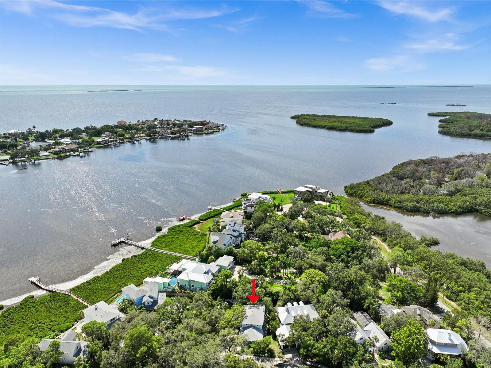 Boggy Bayou out to the Gulf of Mexico