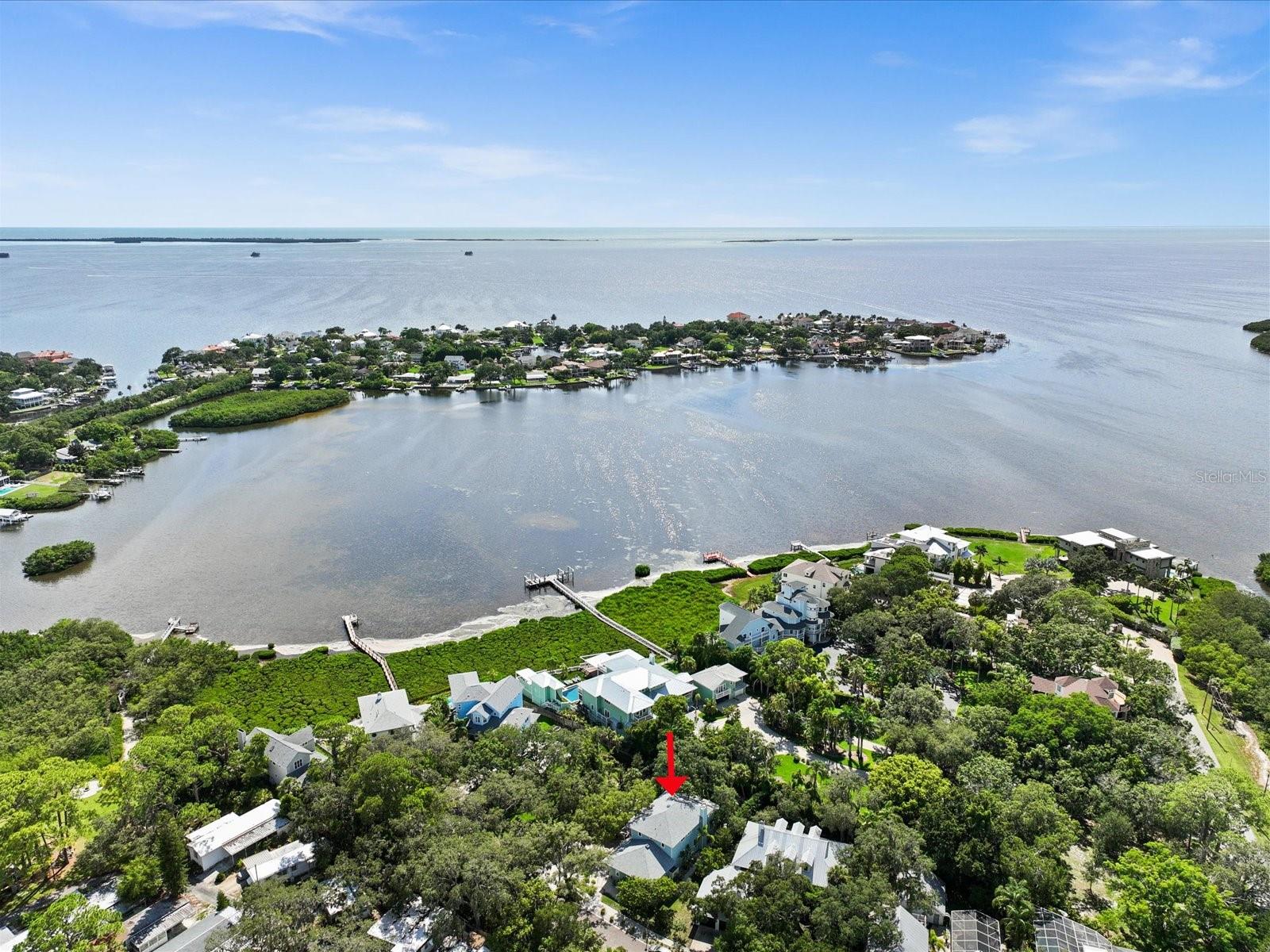 Boggy Bayou out to the Gulf of Mexico