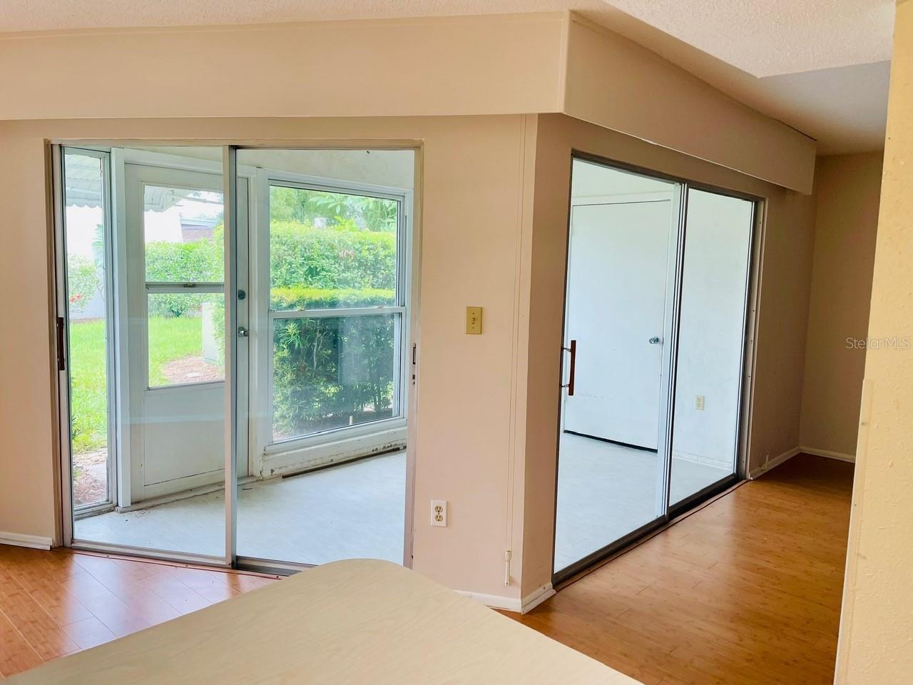 View from kitchen into lanai