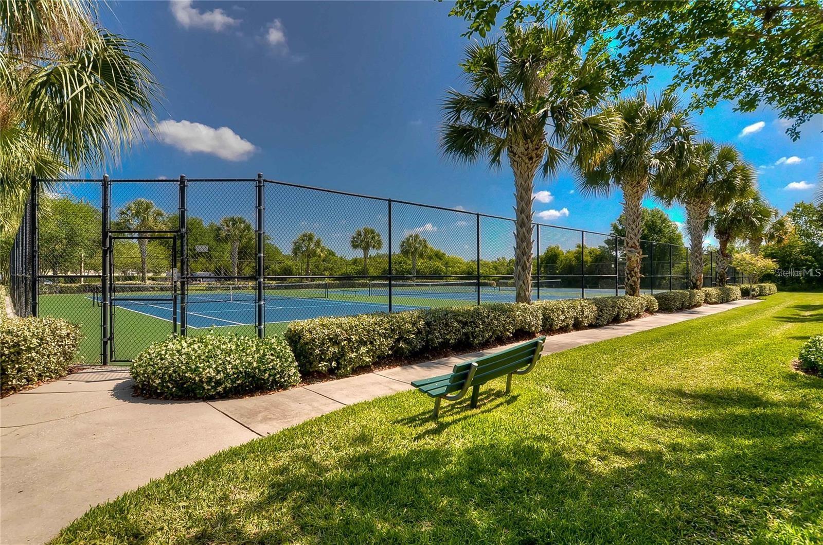 Tennis and pickelball courts