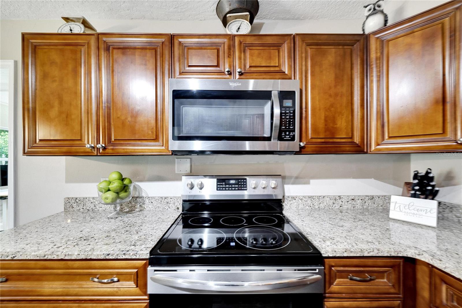 Stainless kitchen appliances