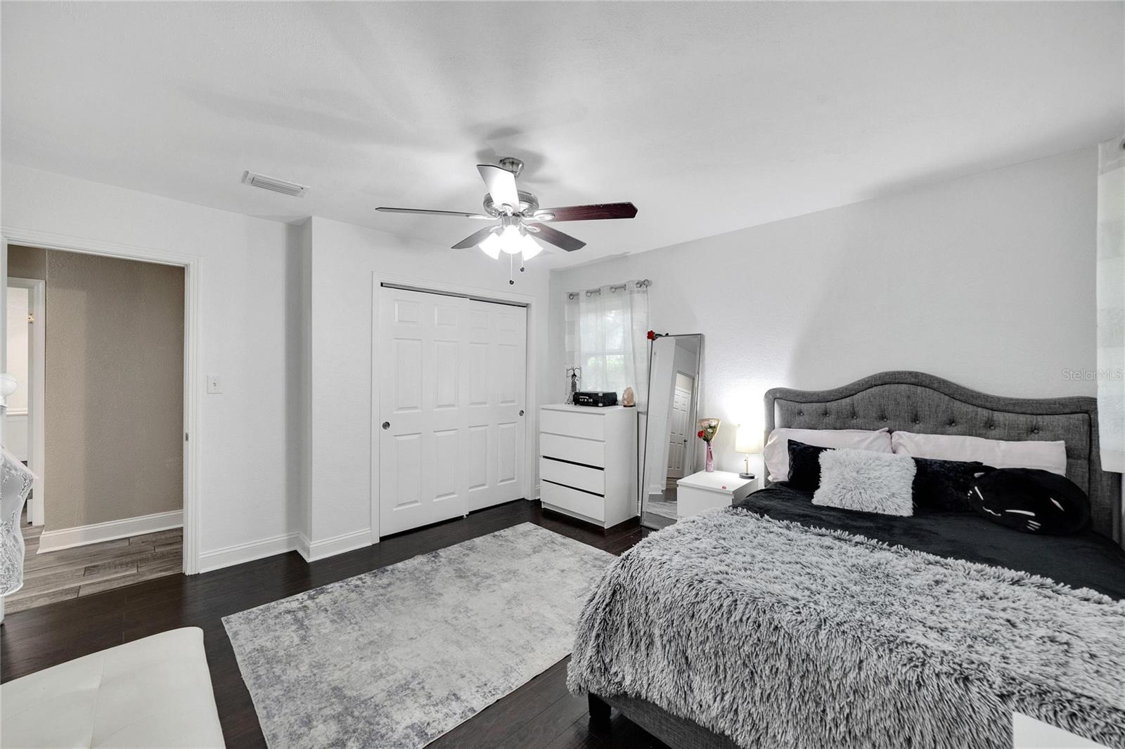 Ceiling fans in all bedrooms