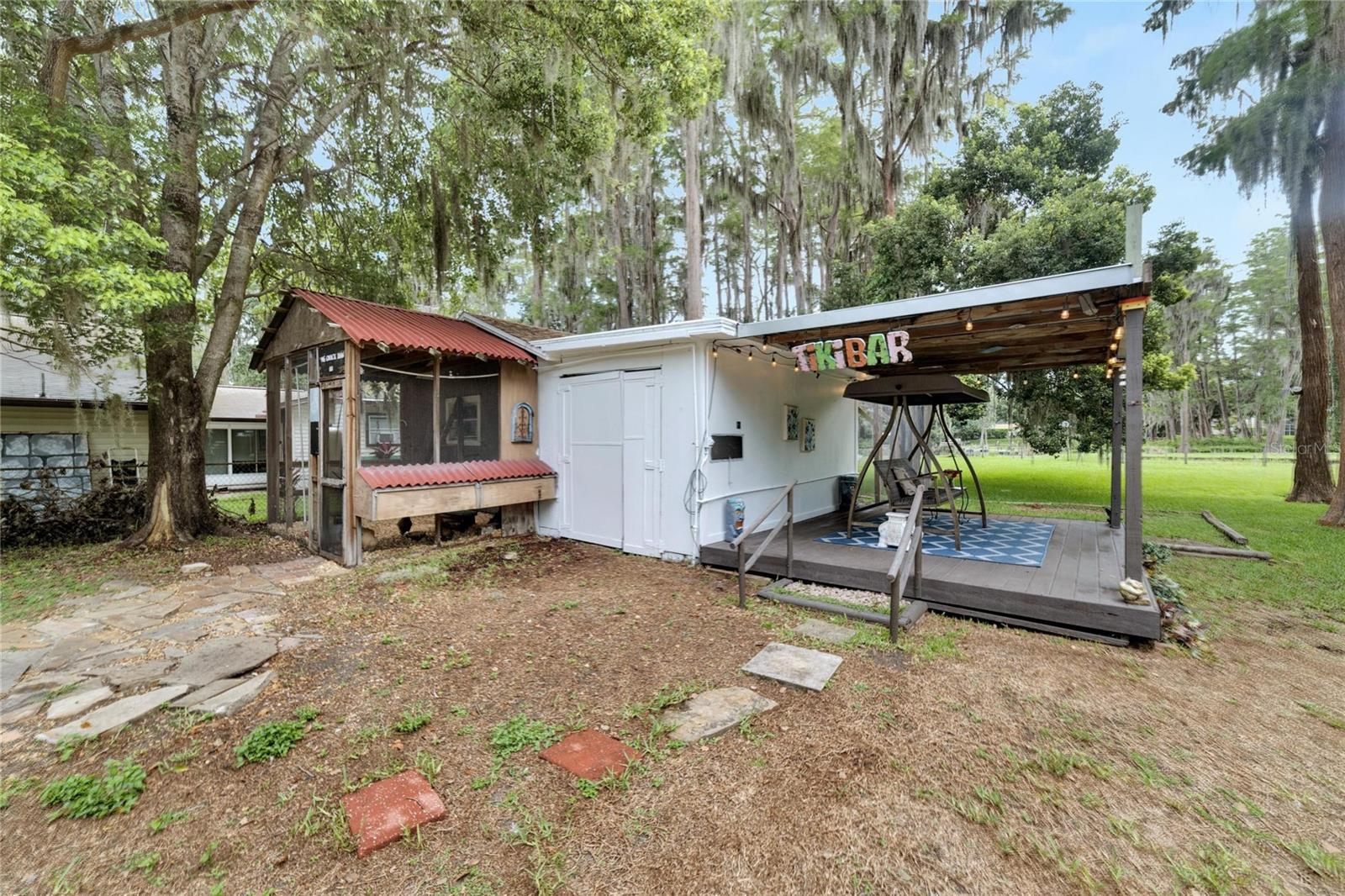 Covered Deck and storage shed