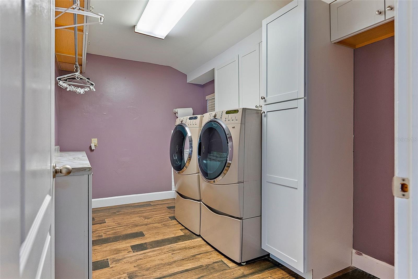 Downstairs laundry room