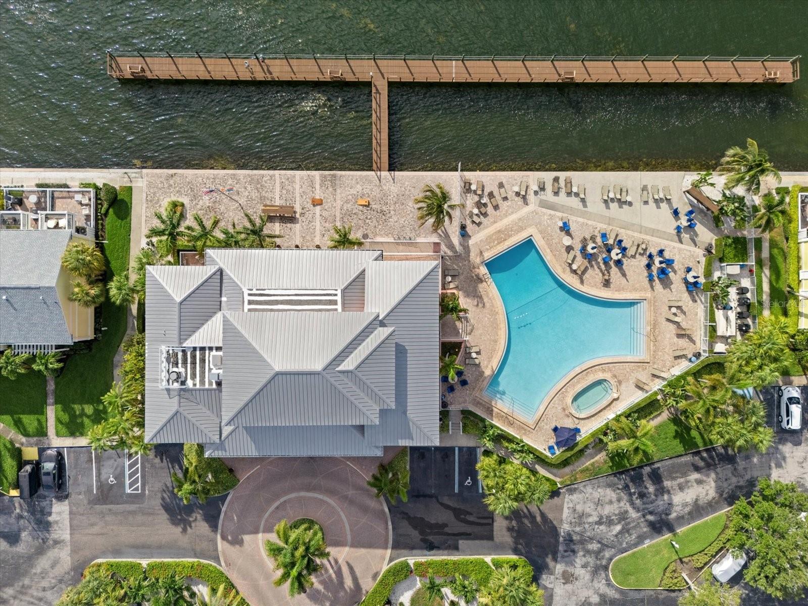 The Main Clubhouse overlooking the Bay...just one building from your dream condo!