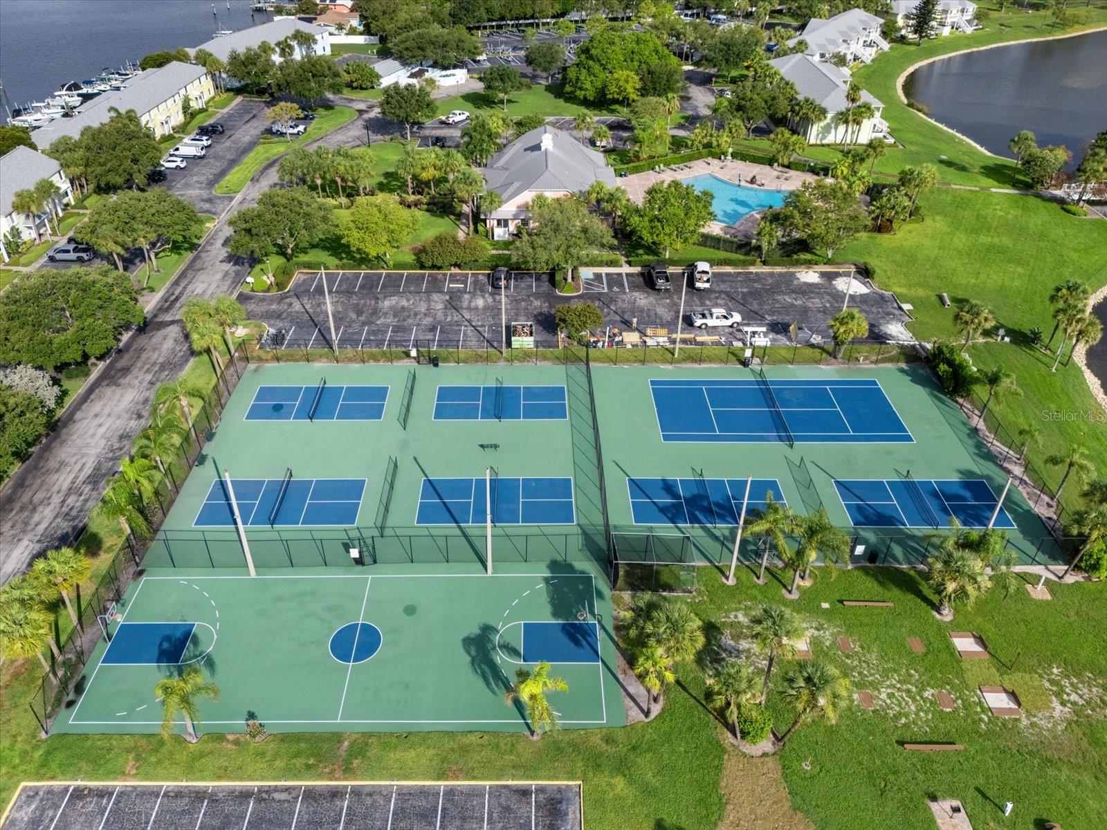 Pickle Ball Courts, Tennis Courts, Basketball Courts and a 2nd Clubhouse & Pool!