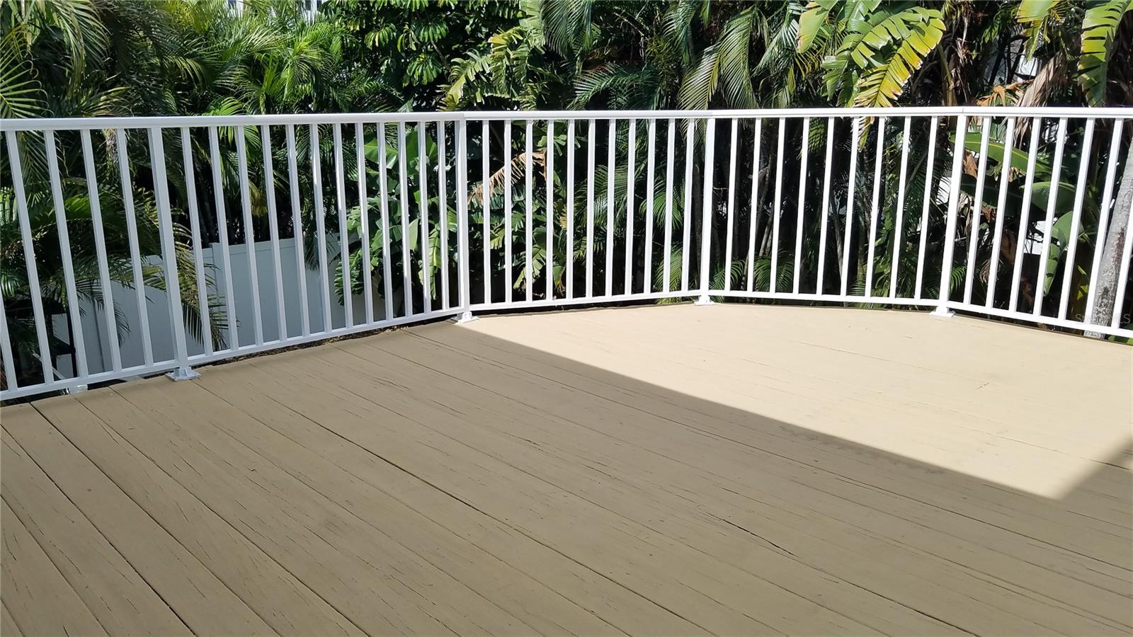 Balcony for sunbathing