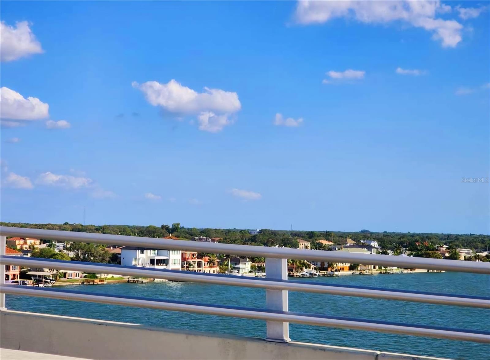 Top of the Belleair Causeway where you can also take a walk