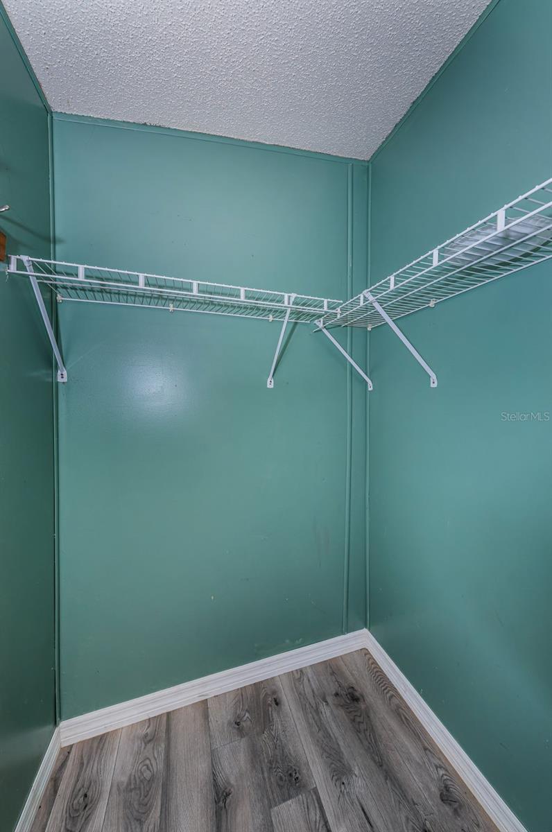 Second bedroom walk-in closet.