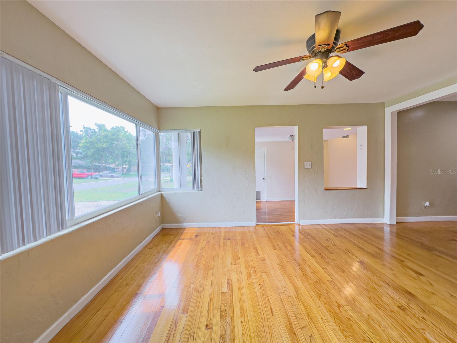 Living room towards entrance to great room