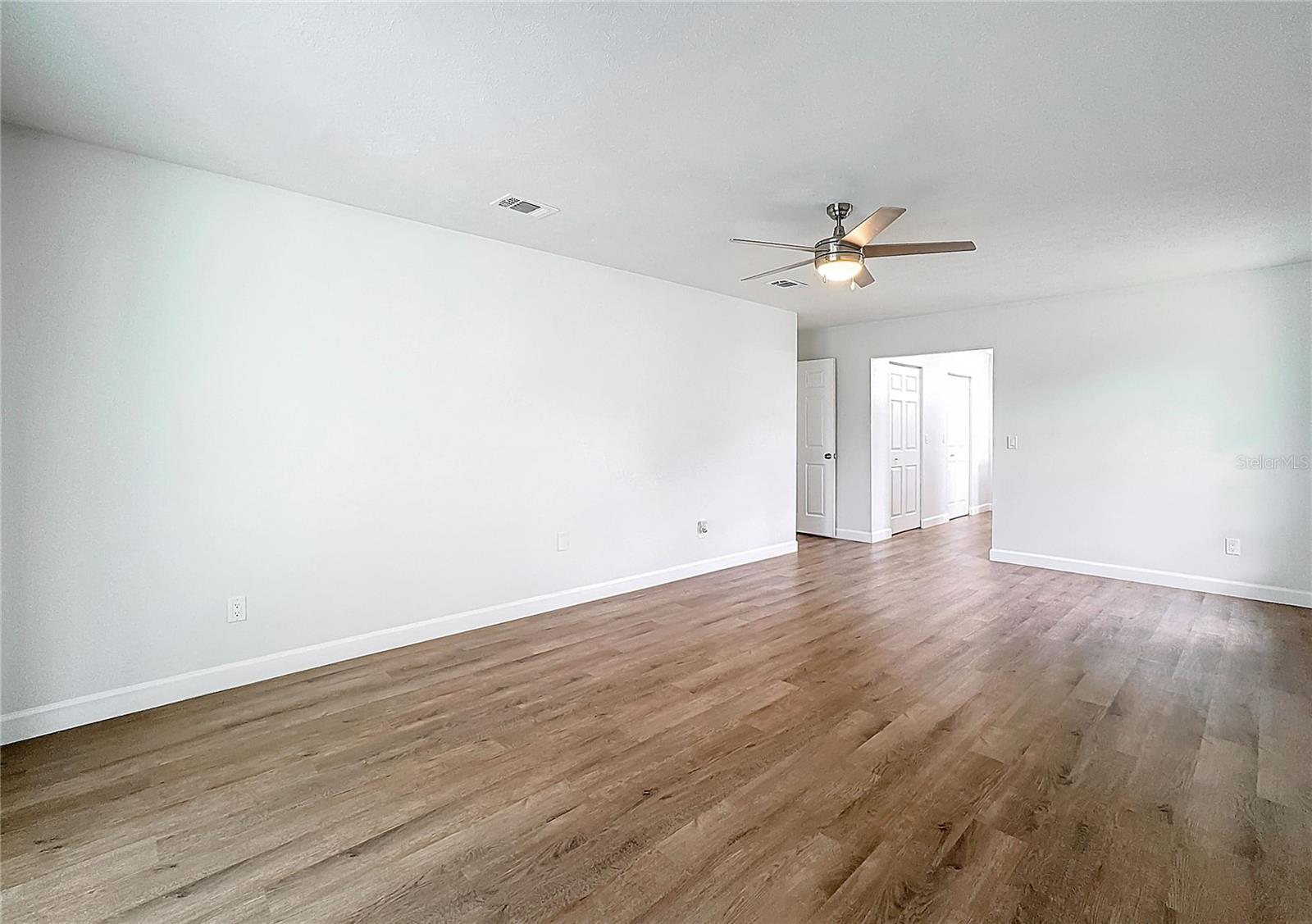 Master Bedroom with 2 walk-in closets