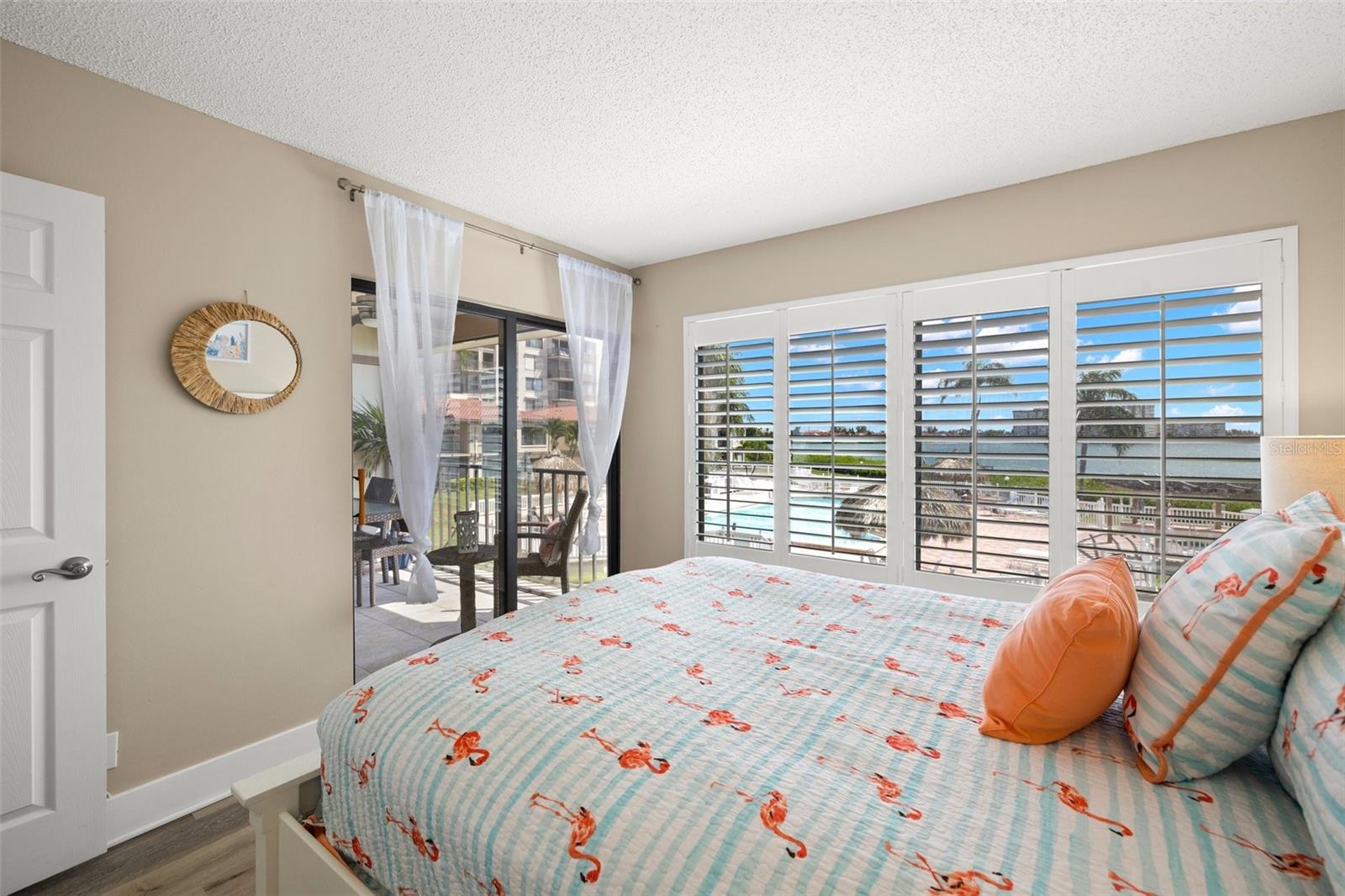 2nd bedroom with bay views