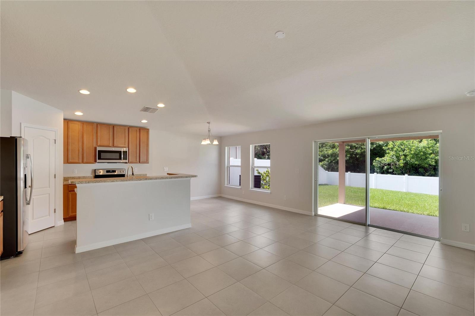 Living Room / Kitchen View