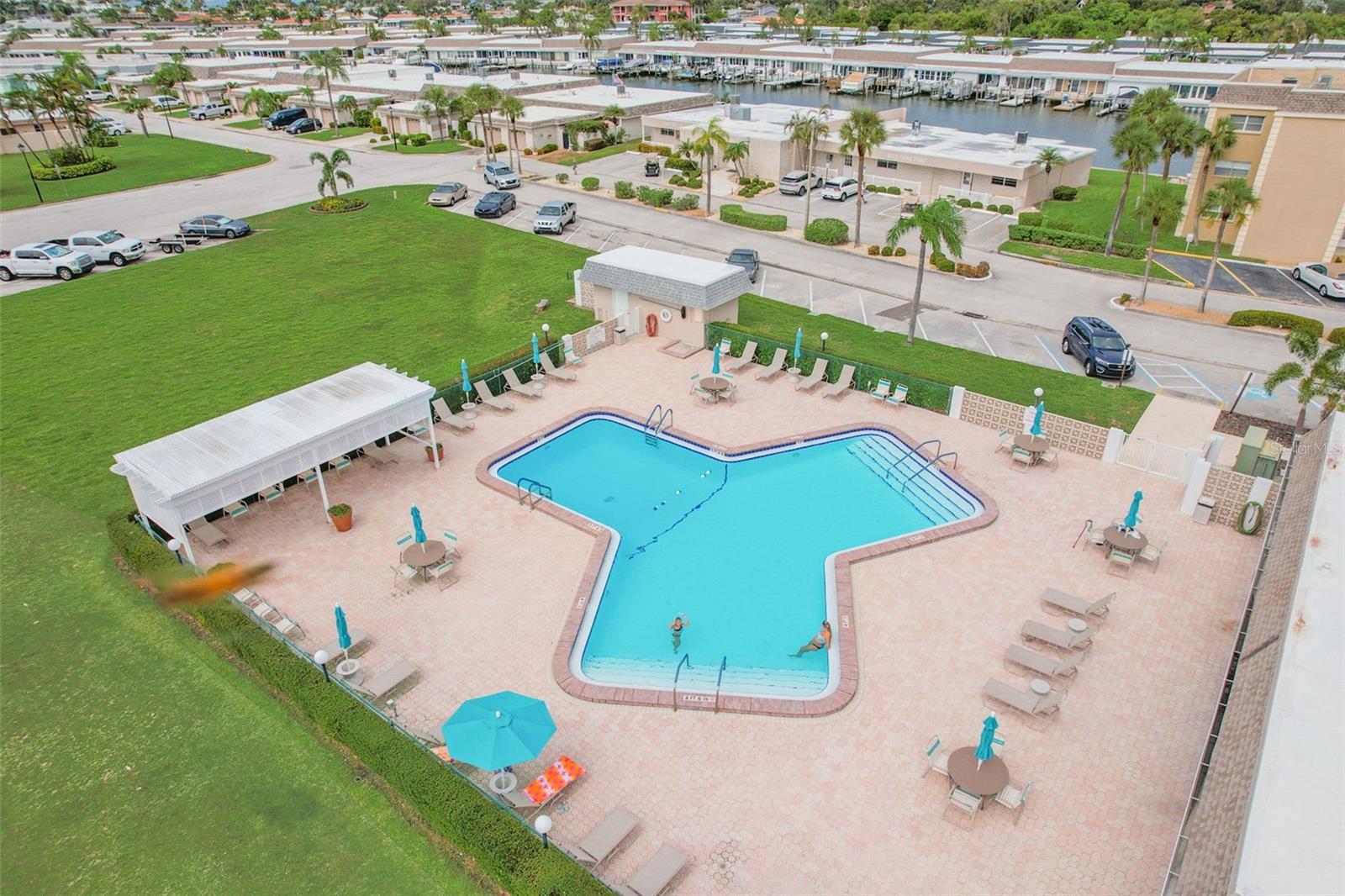 Aerial of amenities