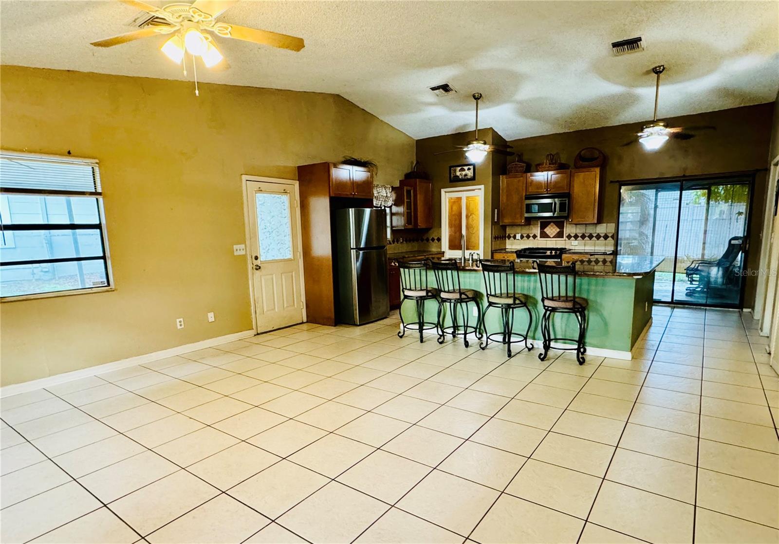 Living Room and Kitchen