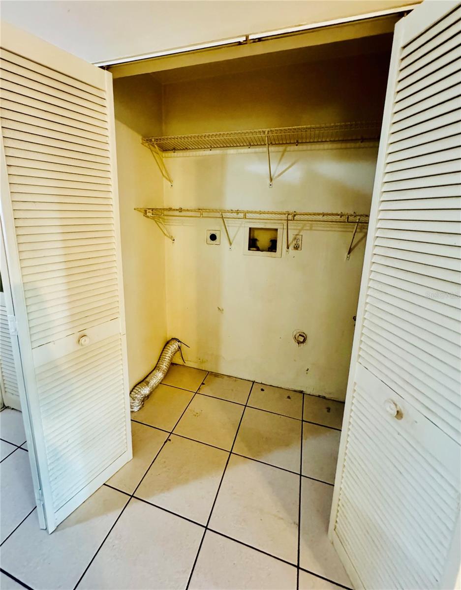 Laundry Closet (in Kitchen area)