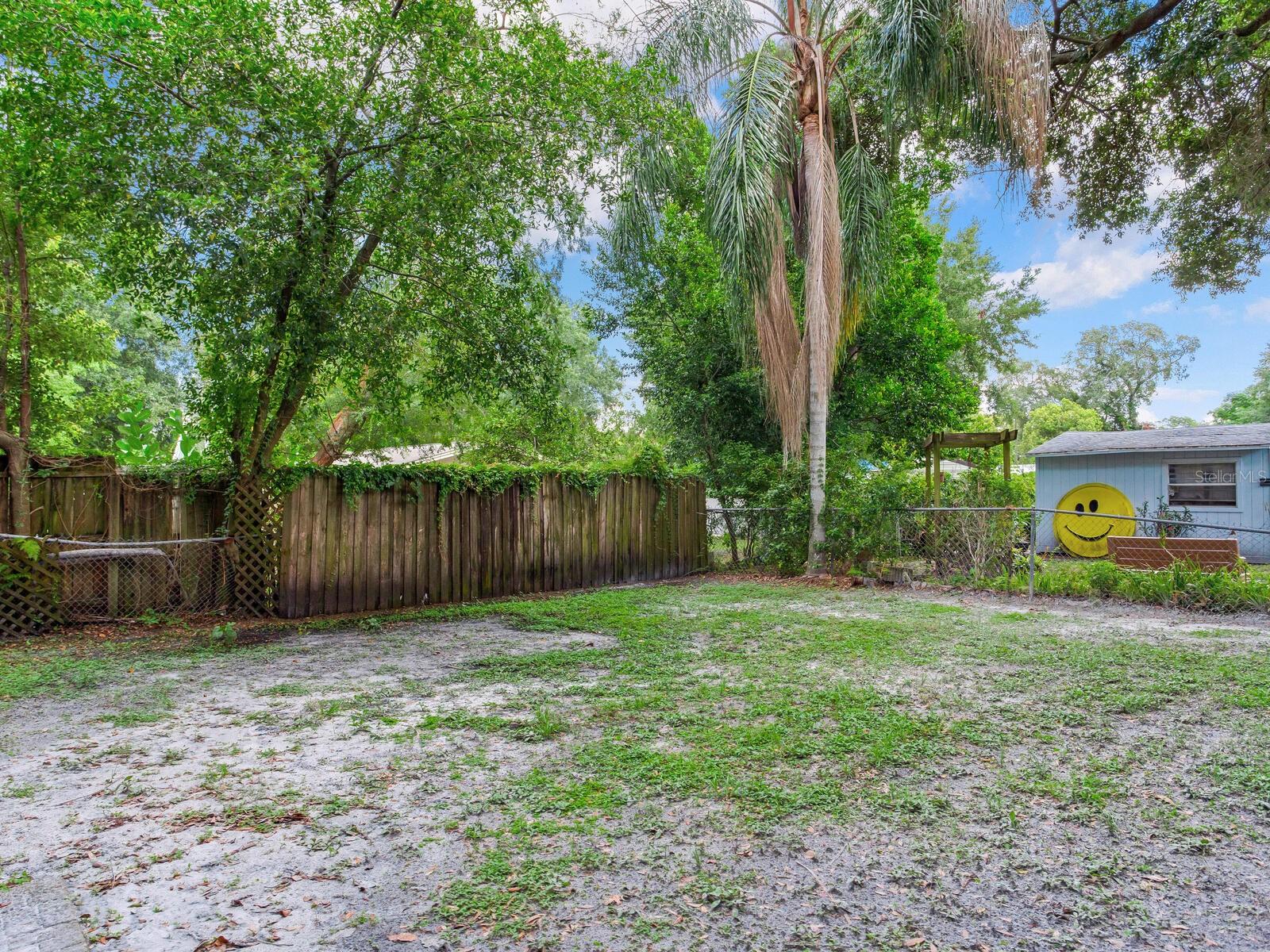 Outdoor space for gatherings with family and friends