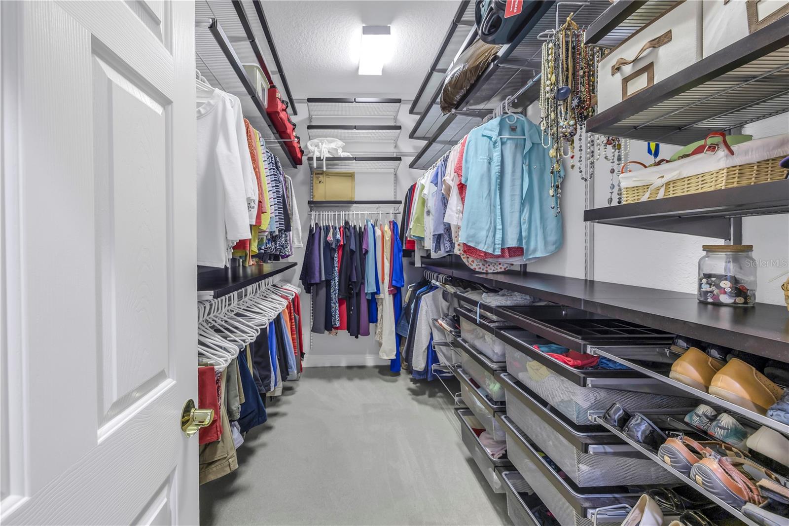 One of TWO large walk-in closets