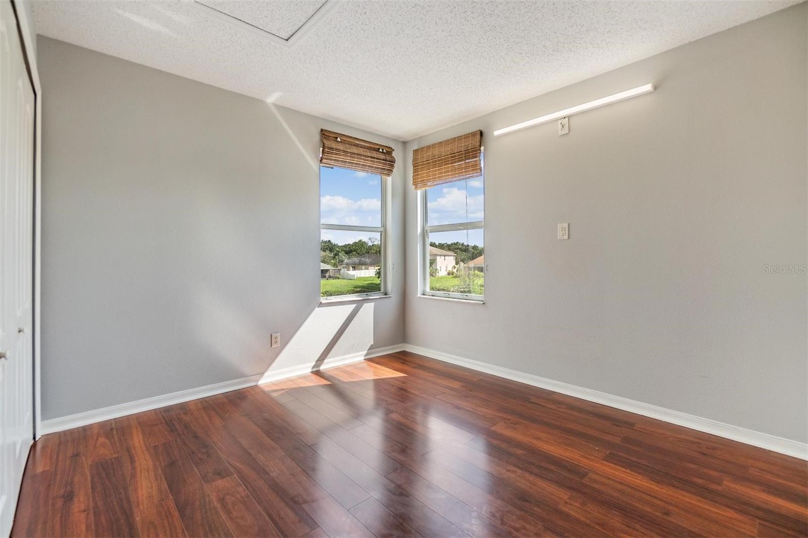 Upstairs Bedroom, wood Floors