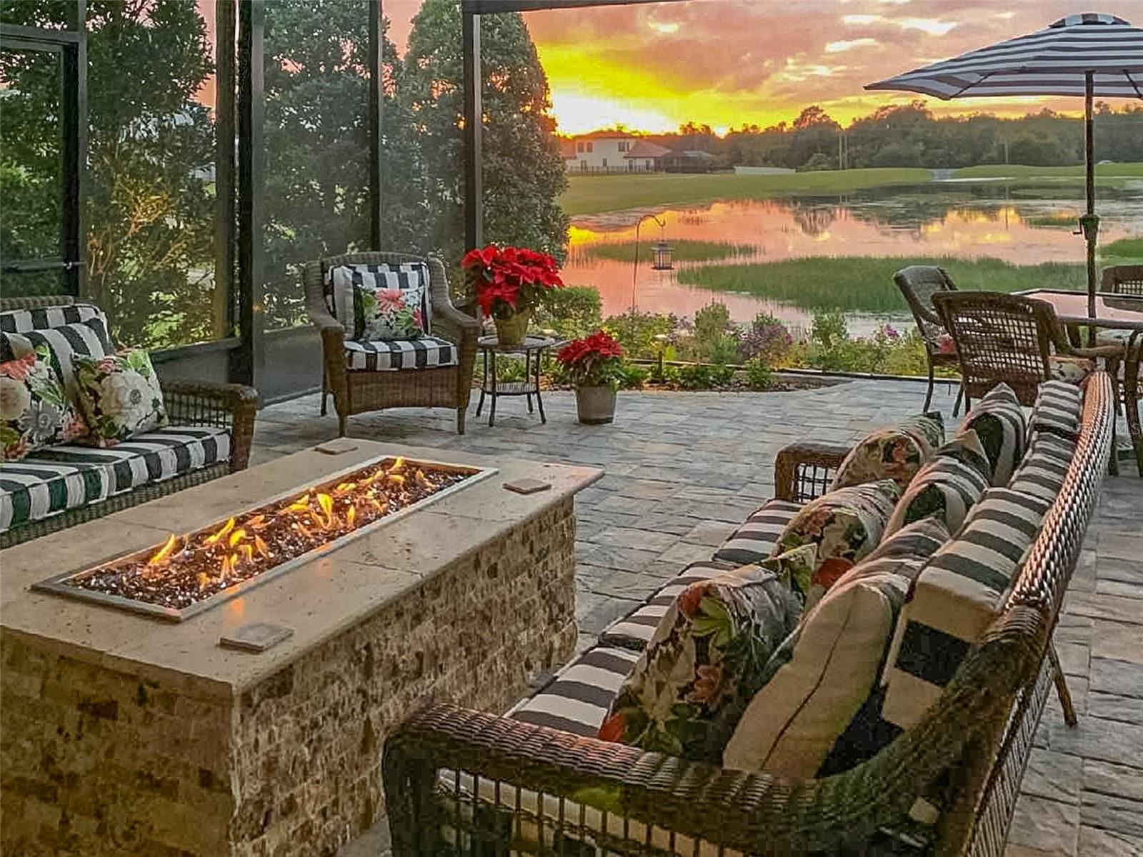 Enjoy beautiful Sunsets from your Outdoor Oasis