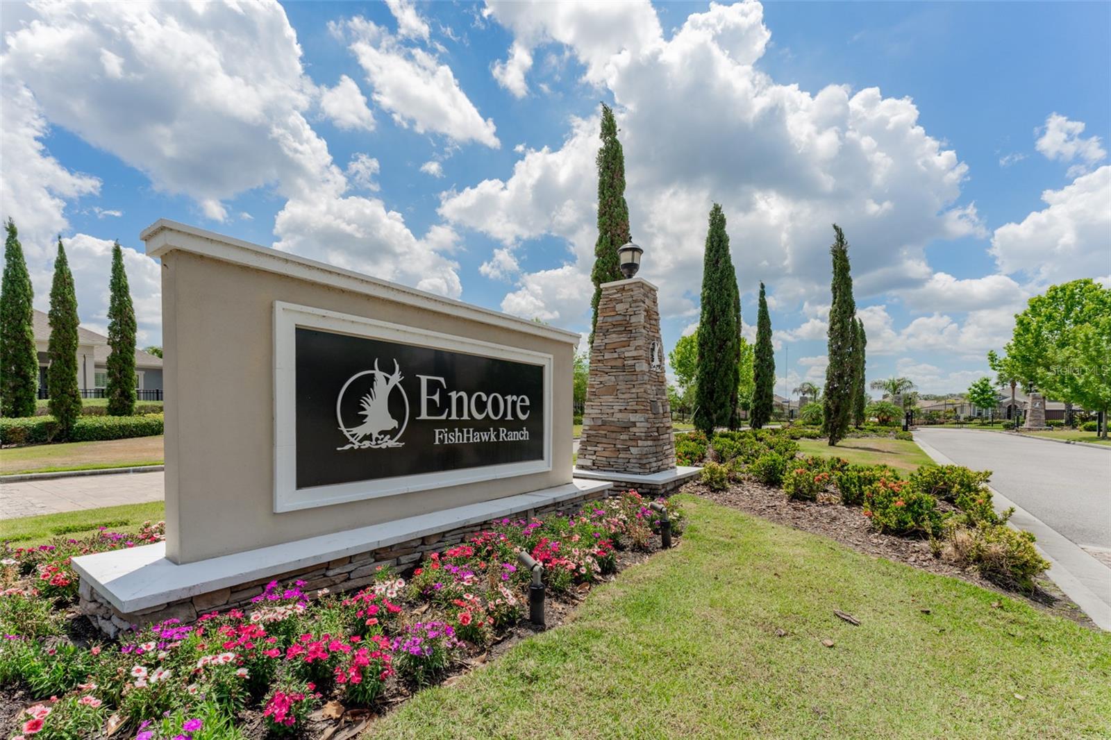 Gated Entrance to the Encore Community